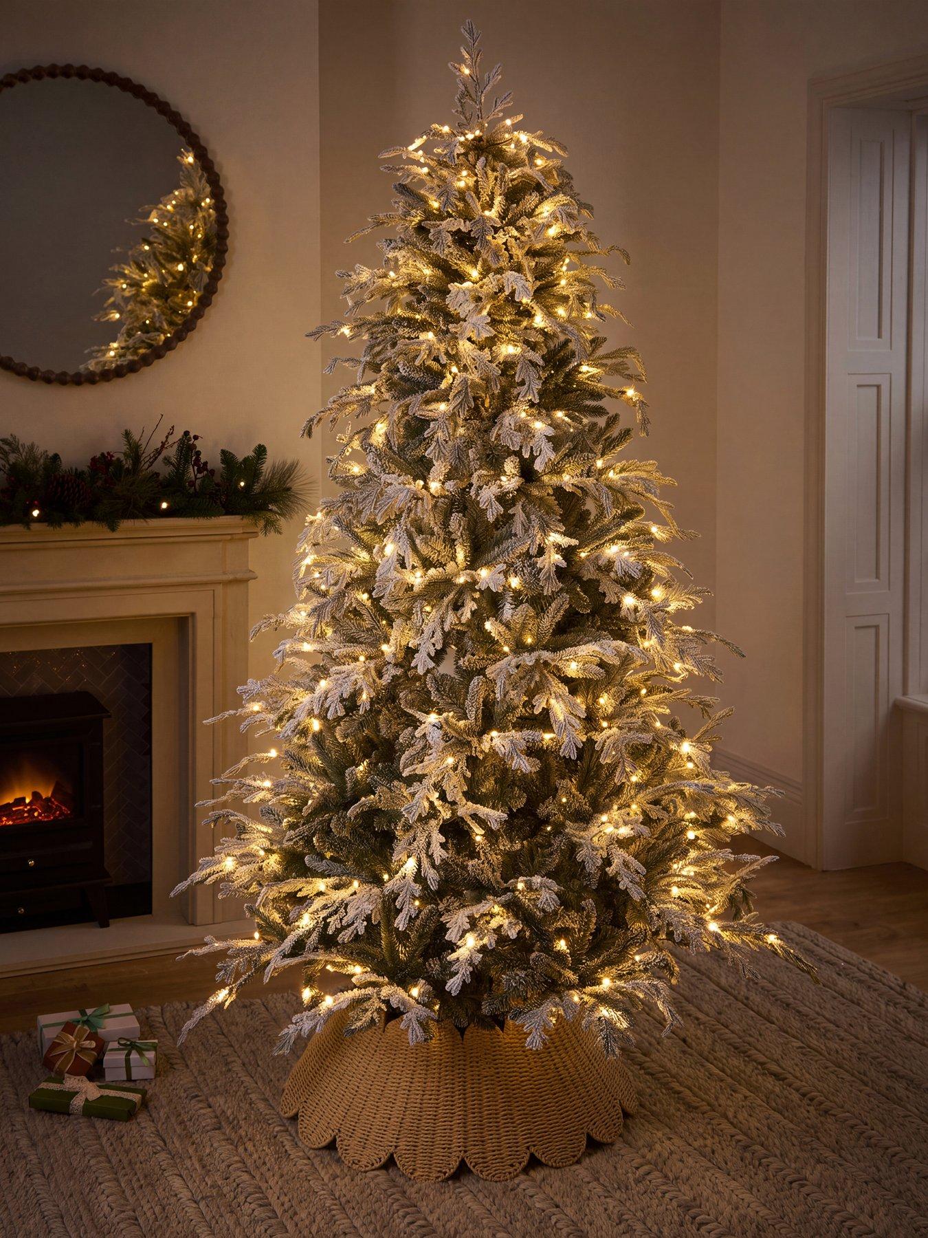 Image 2 of 8 of The Very Collection 7Ft Snowfall Pre Lit Christmas&nbsp;Tree
