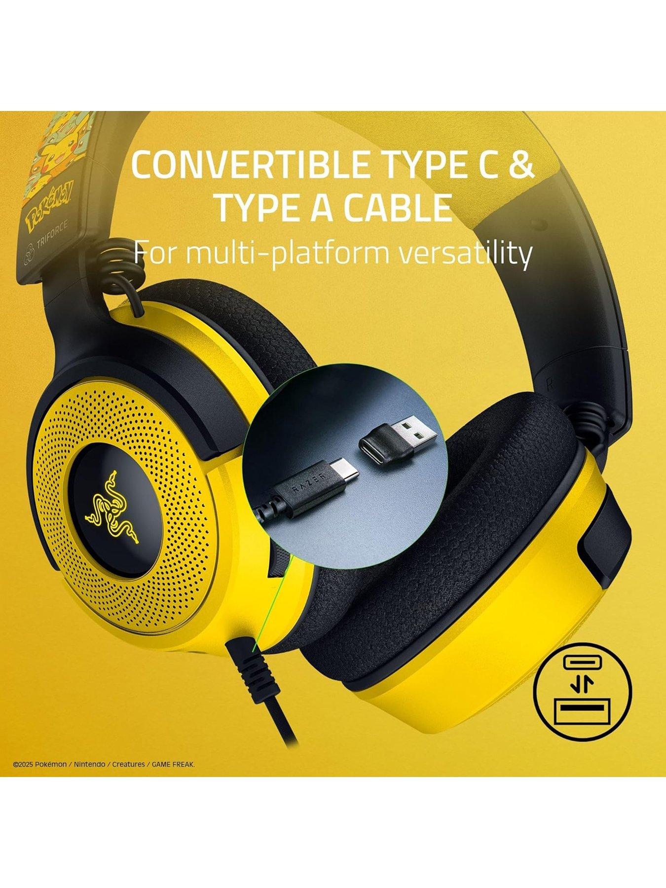 Image 6 of 7 of Razer Kraken V4 X - Pokemon Kanto Starters Ed.