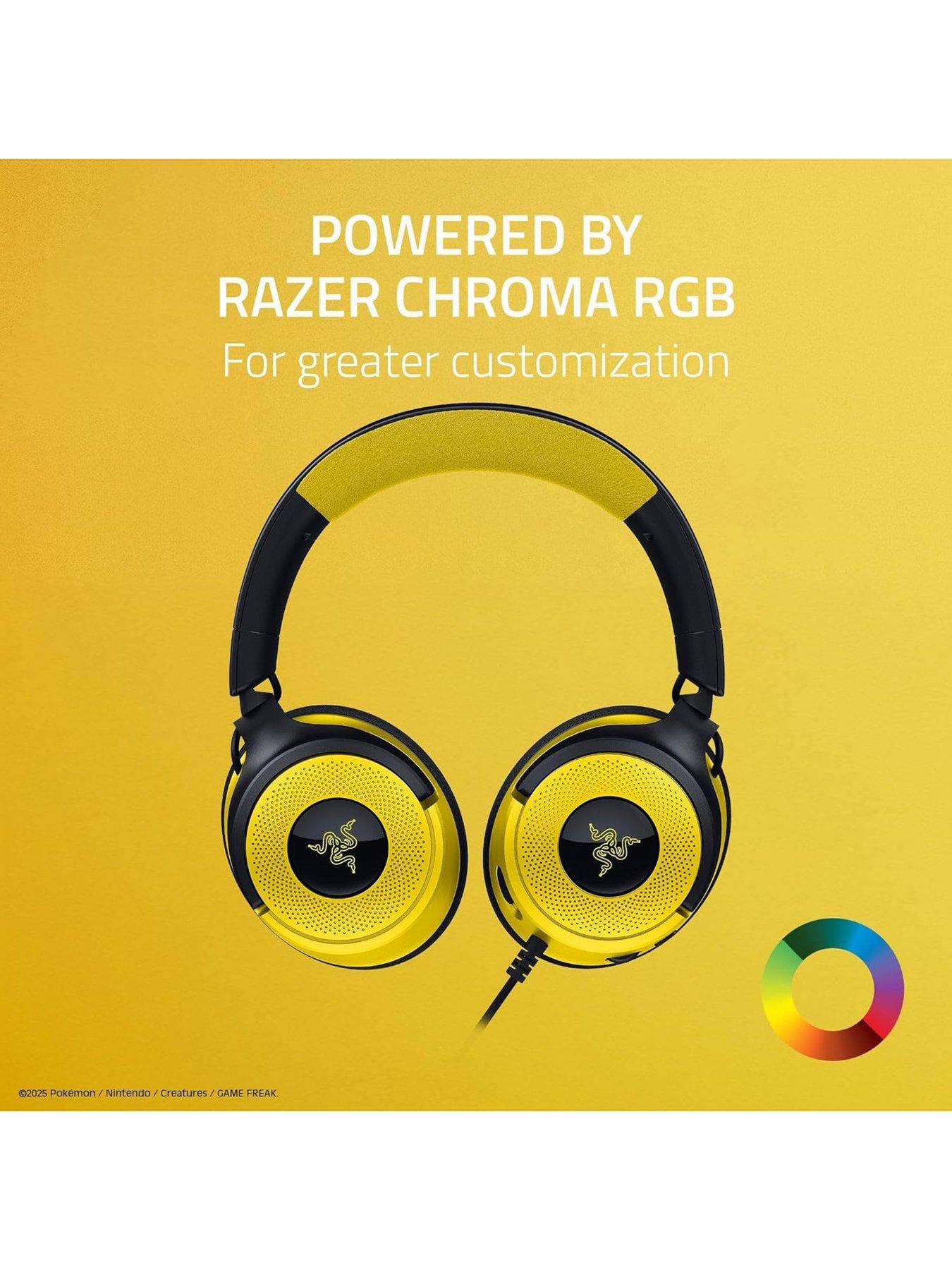 Image 7 of 7 of Razer Kraken V4 X - Pokemon Kanto Starters Ed.