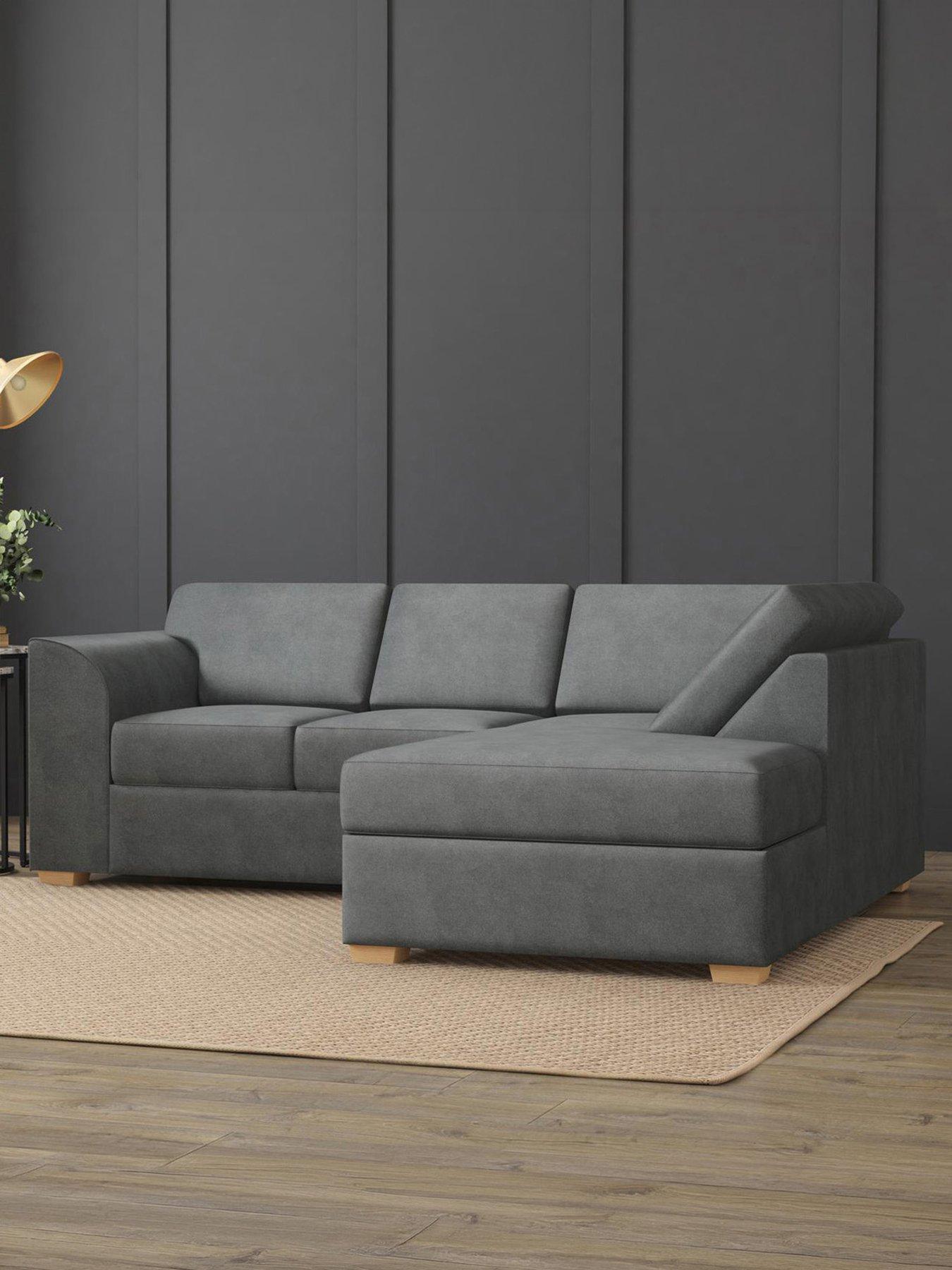 Image 3 of 6 of Aspire Modo Right Hand Corner L Shape Sofa - Velvet