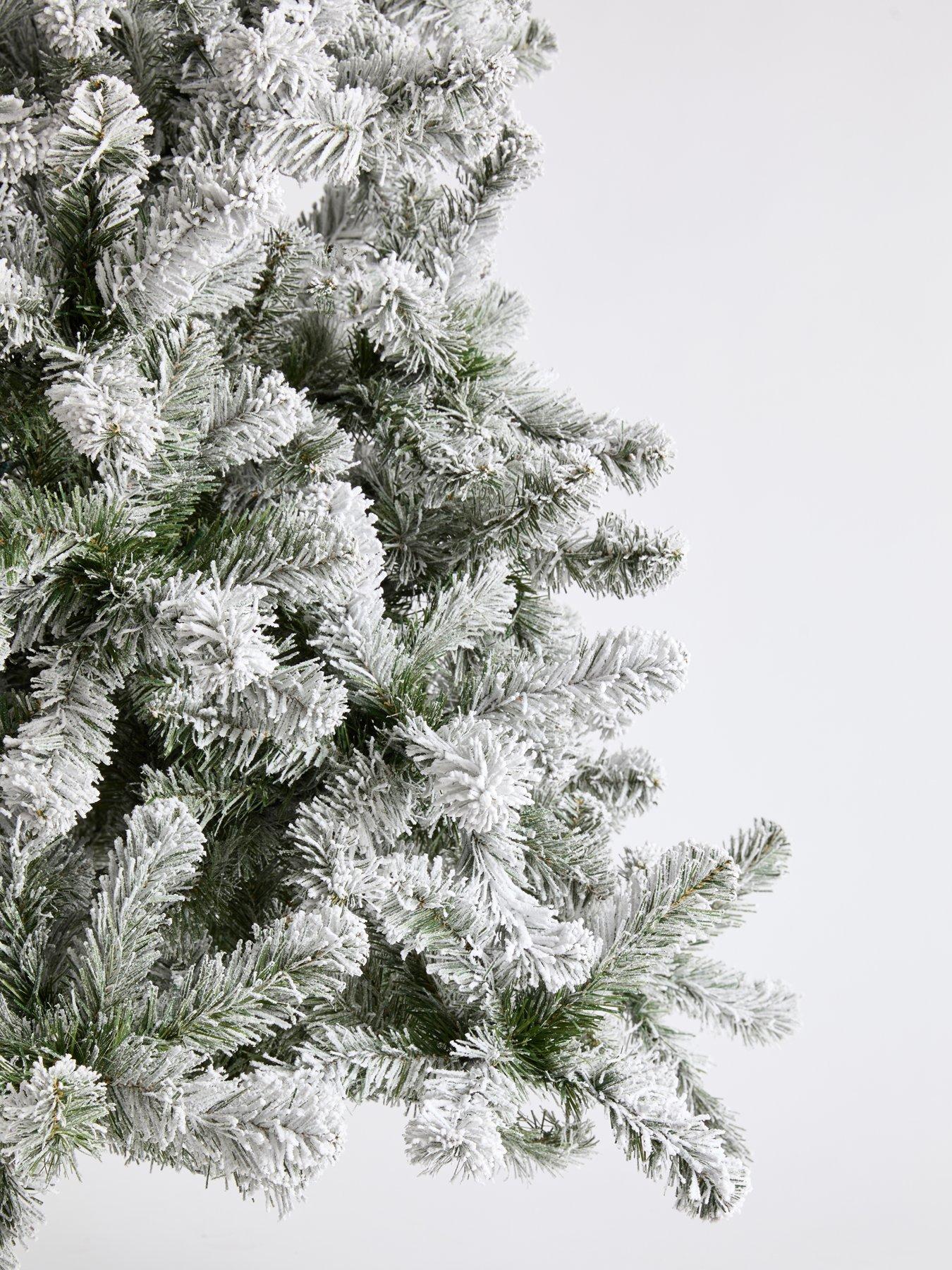 Image 5 of 7 of The Very Collection 7ft Pre Lit Flocked Emperor Christmas&nbsp;Tree