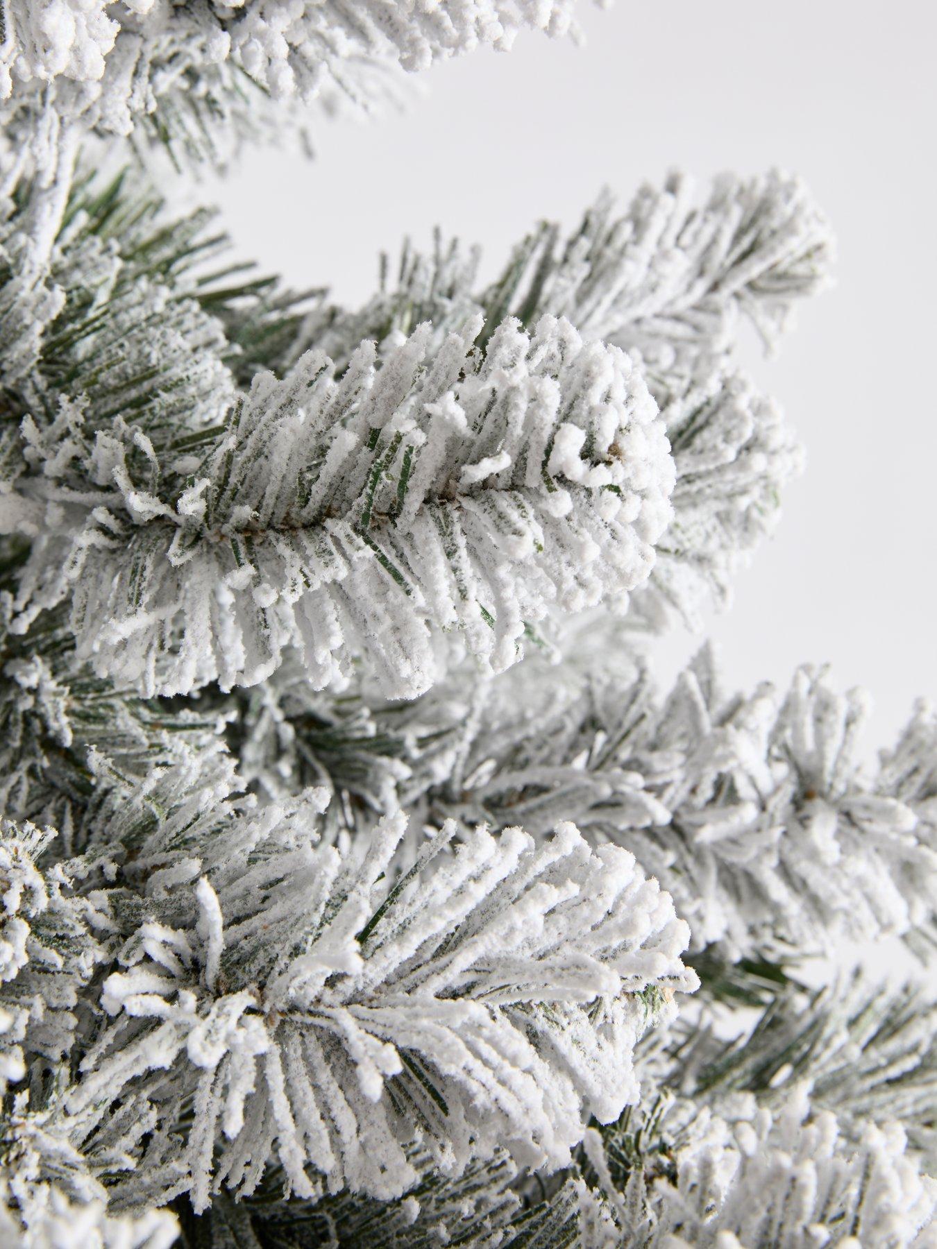 Image 6 of 7 of The Very Collection 7ft Pre Lit Flocked Emperor Christmas&nbsp;Tree
