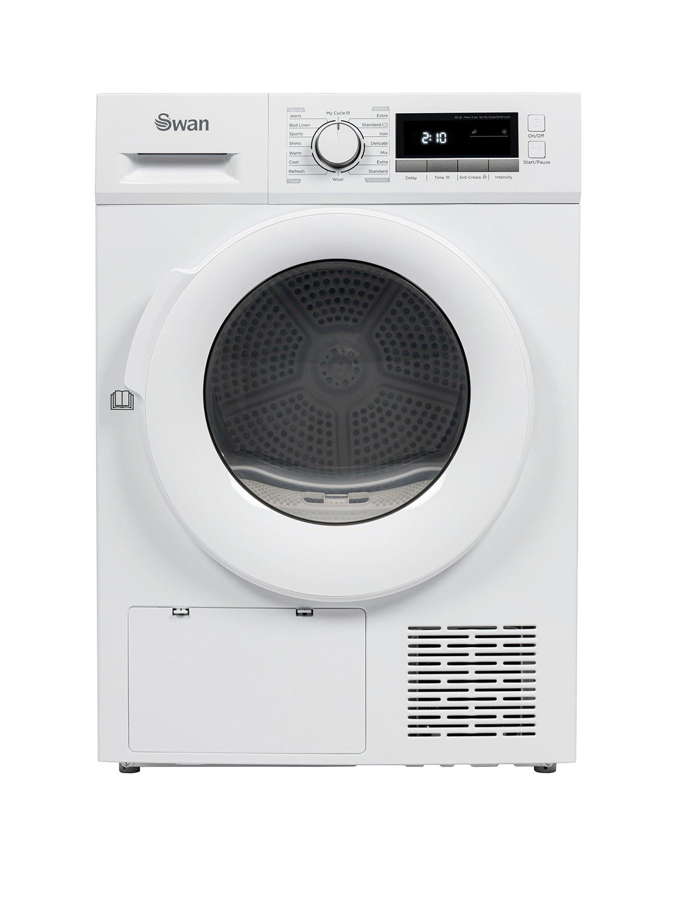 Image 1 of 6 of Swan STH75120W Swan 8Kg 800W Heat Pump Dryer  - White