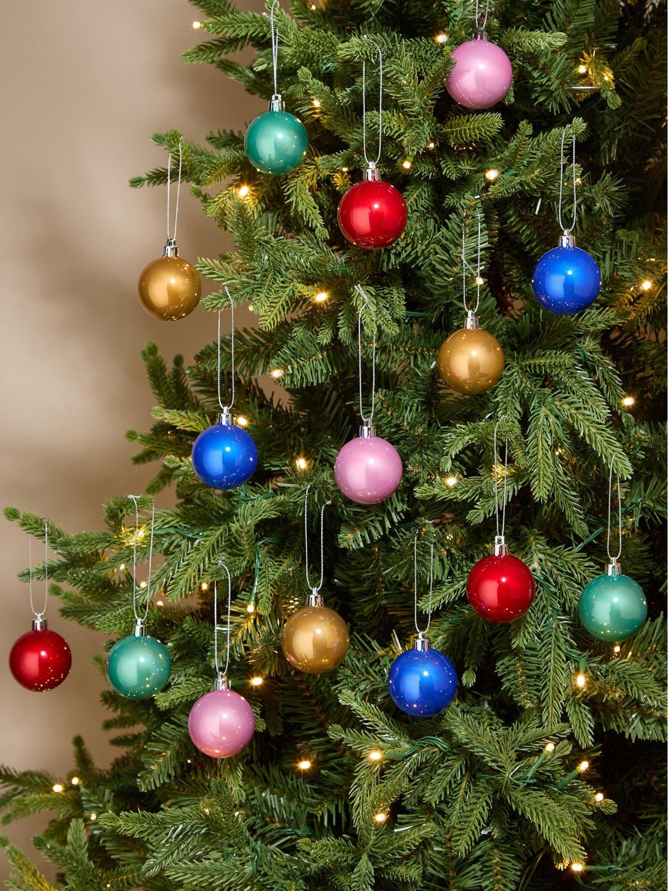 The Very Collection Pack of 50 More The Merrier Christmas Tree Baubles