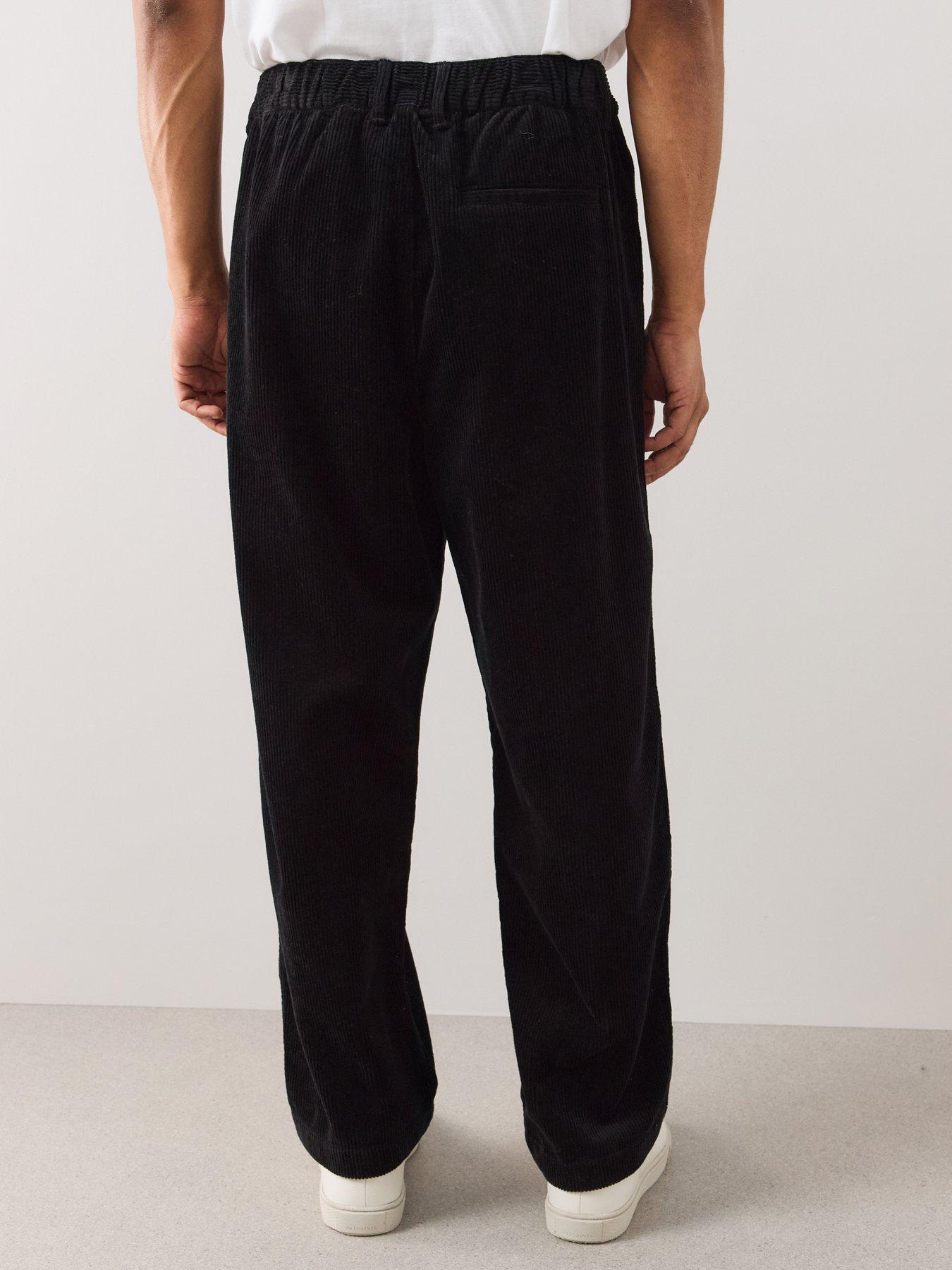 Image 2 of 6 of The Very Collection Cord Trousers - Black