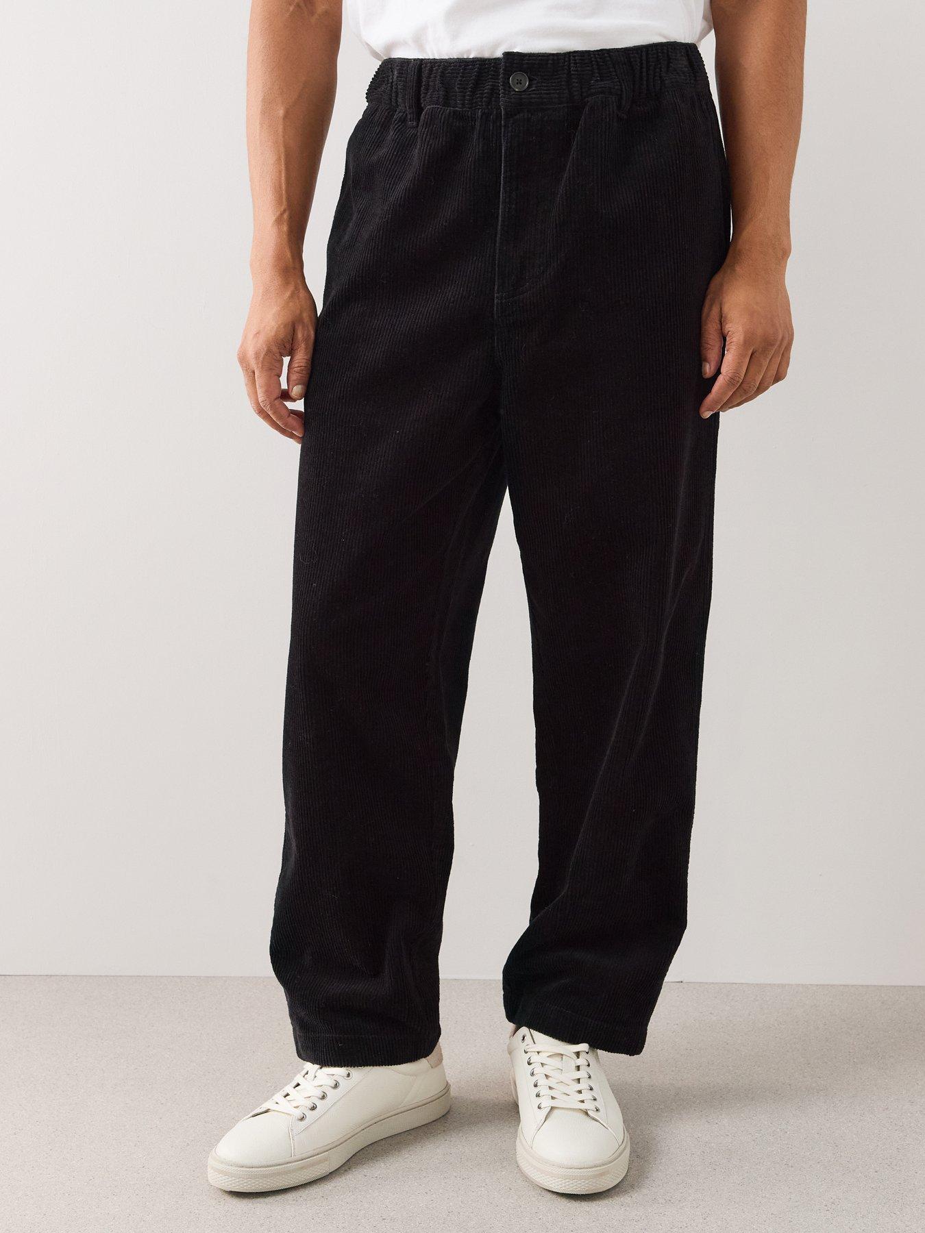 Image 4 of 6 of The Very Collection Cord Trousers - Black