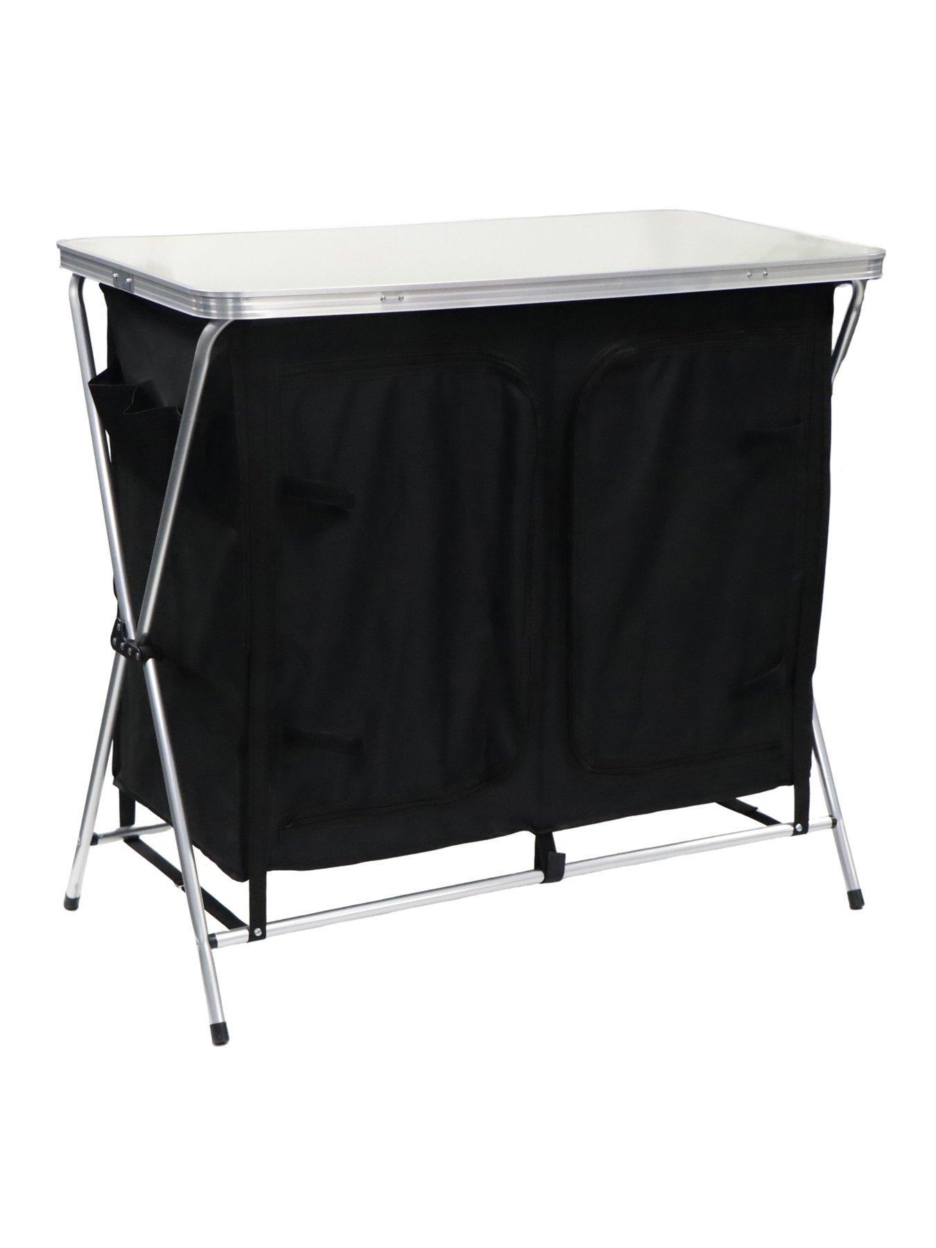 stillFront image of streetwize-canvas-lardercamping-table