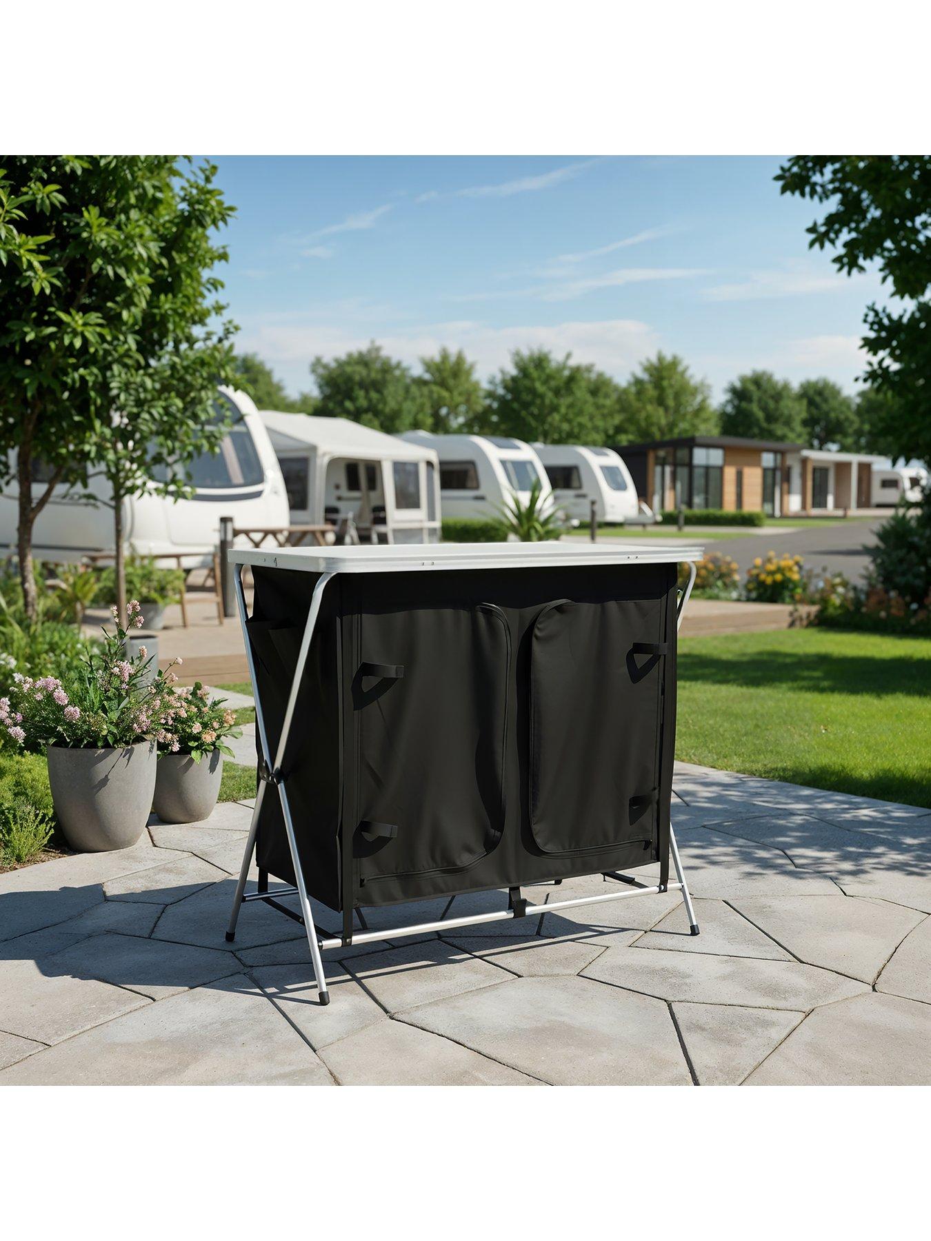  image of streetwize-canvas-lardercamping-table