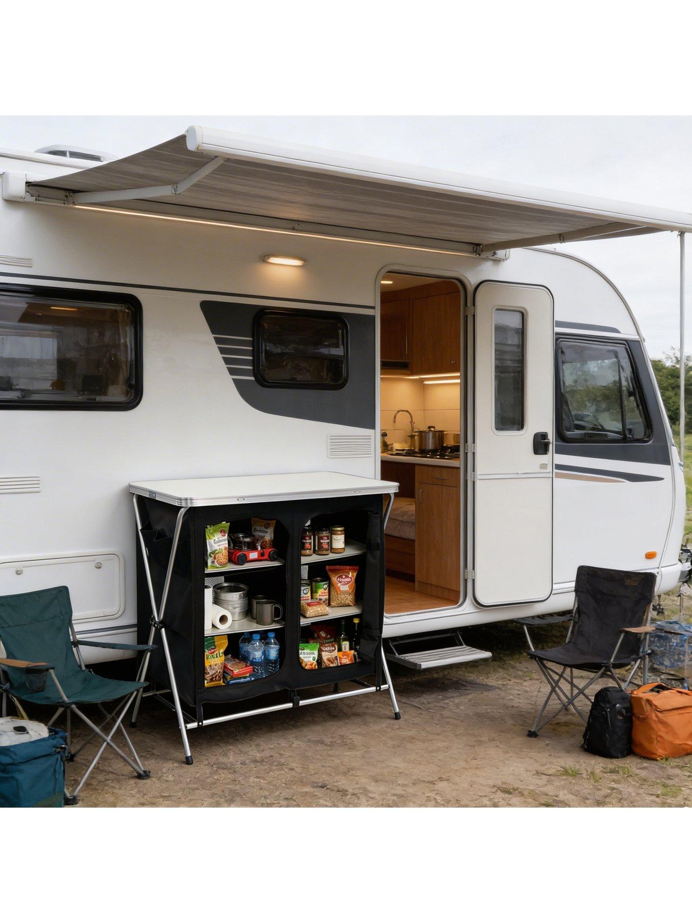  image of streetwize-canvas-lardercamping-table