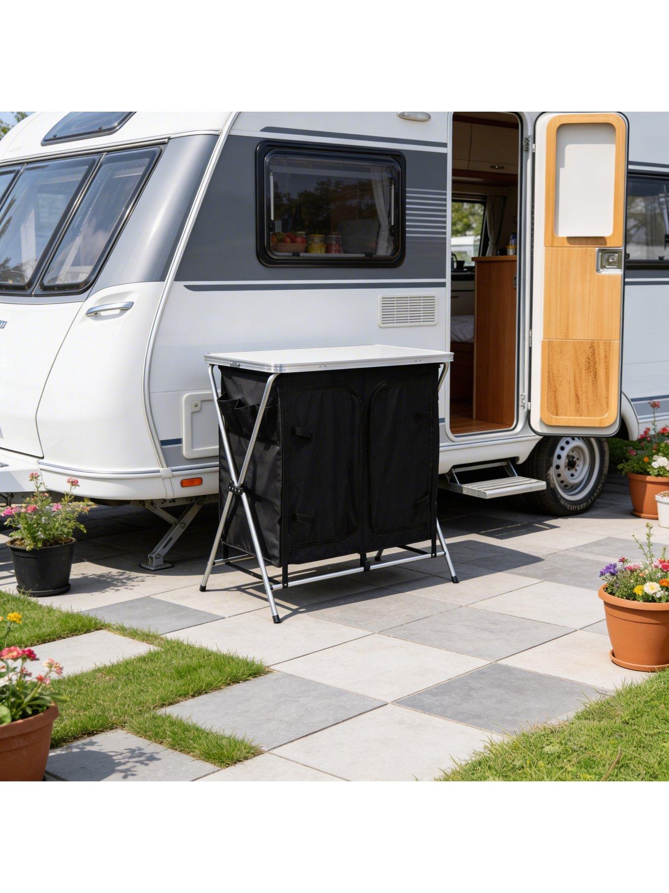  image of streetwize-canvas-lardercamping-table