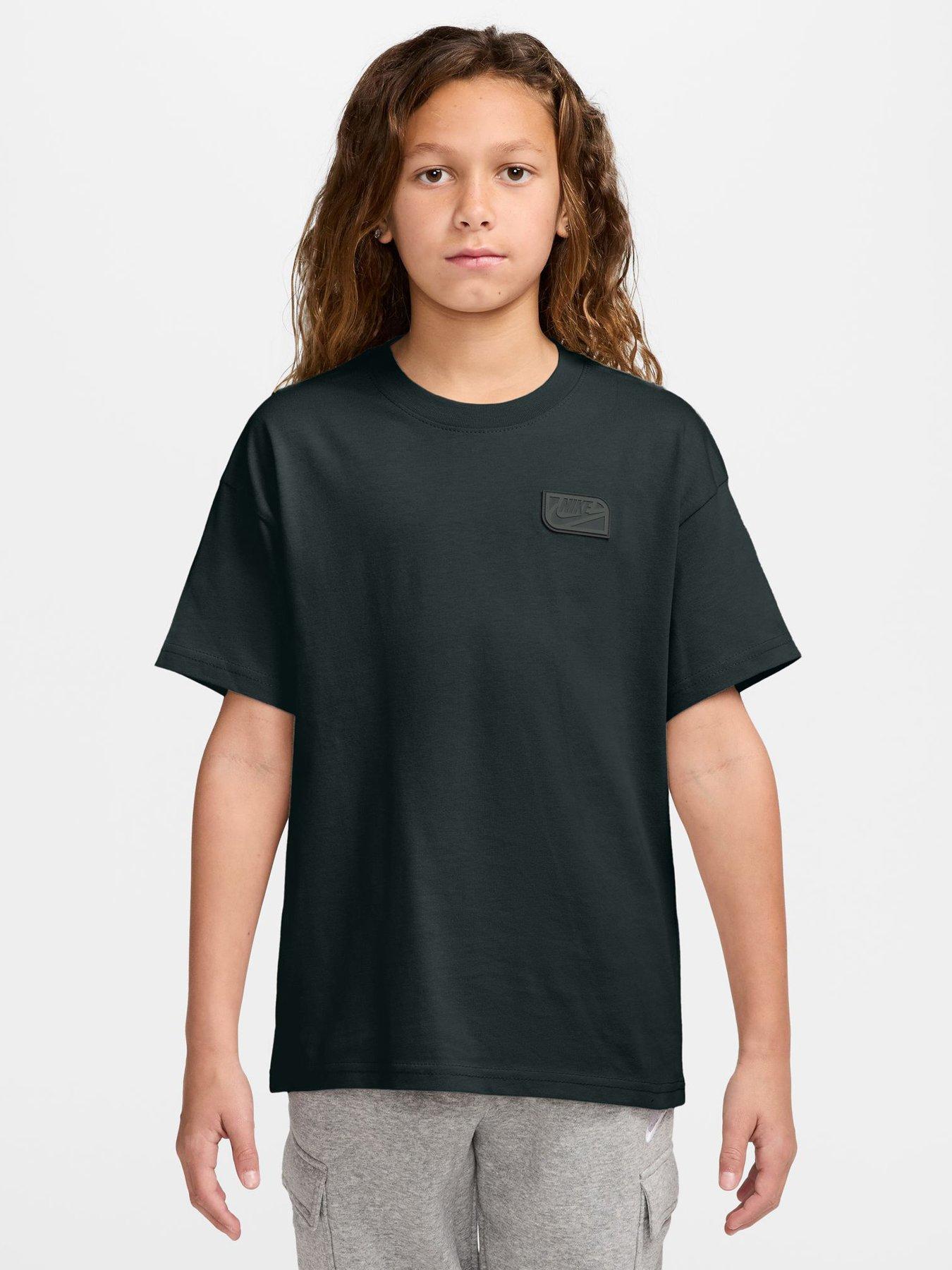 Image 1 of 3 of Nike Nike Big Kids' Sportswear T-shirt - Black