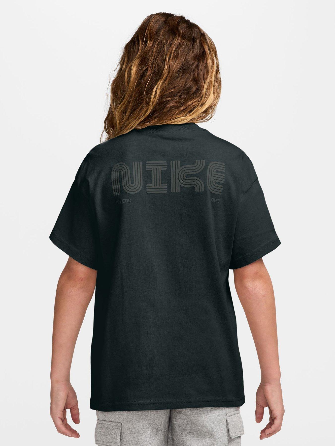 Image 2 of 3 of Nike Nike Big Kids' Sportswear T-shirt - Black