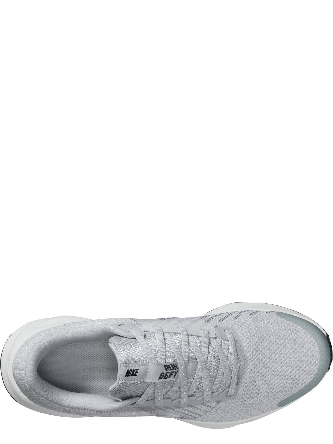 Image 2 of 4 of Nike Womens Run Defy Breathable Mesh Cushioned Trainers - Grey