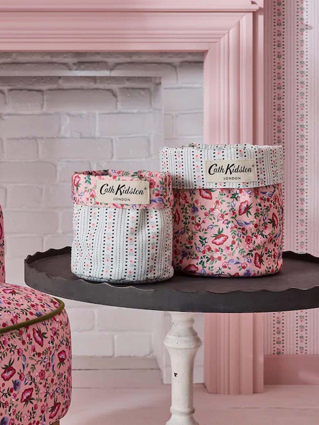 Cath Kidston Set Of 4 Floral Reversible Storage Bags