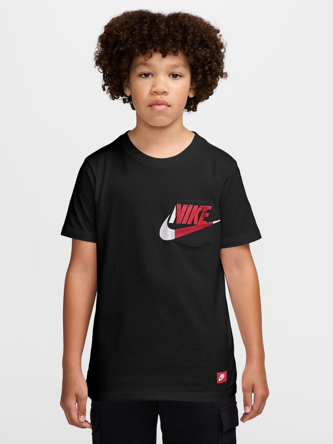 Image 1 of 3 of Nike Nike Big Kids' Club T-shirt - Black