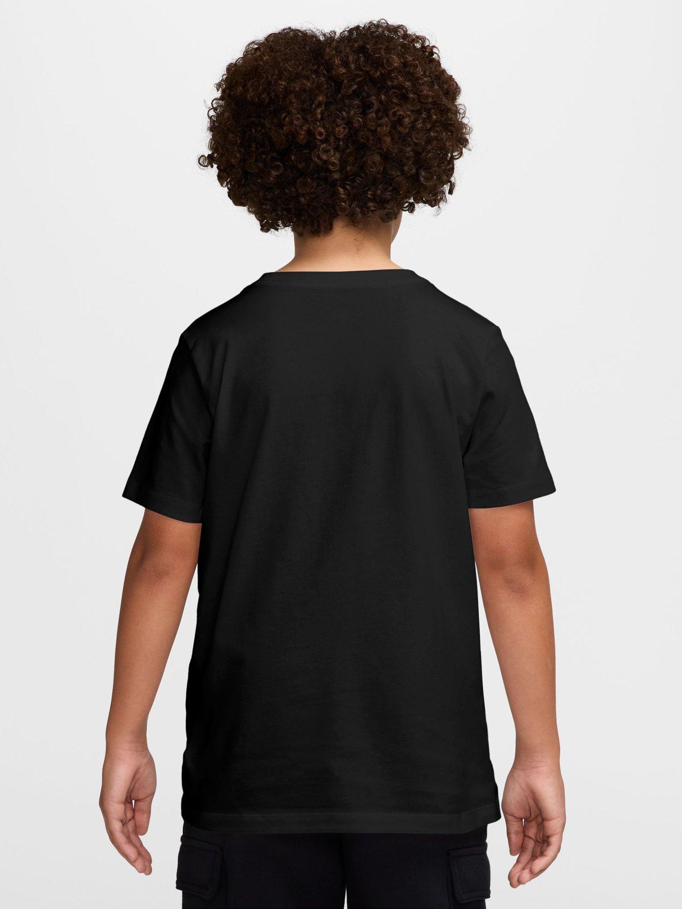 Image 2 of 3 of Nike Nike Big Kids' Club T-shirt - Black
