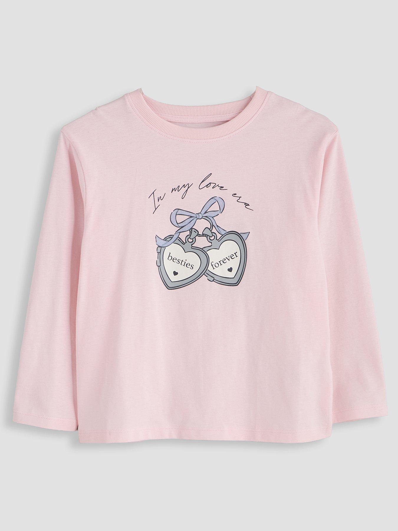 Image 2 of 5 of The Very Collection Girls 4 Pack Long Sleeve Tops - Multi