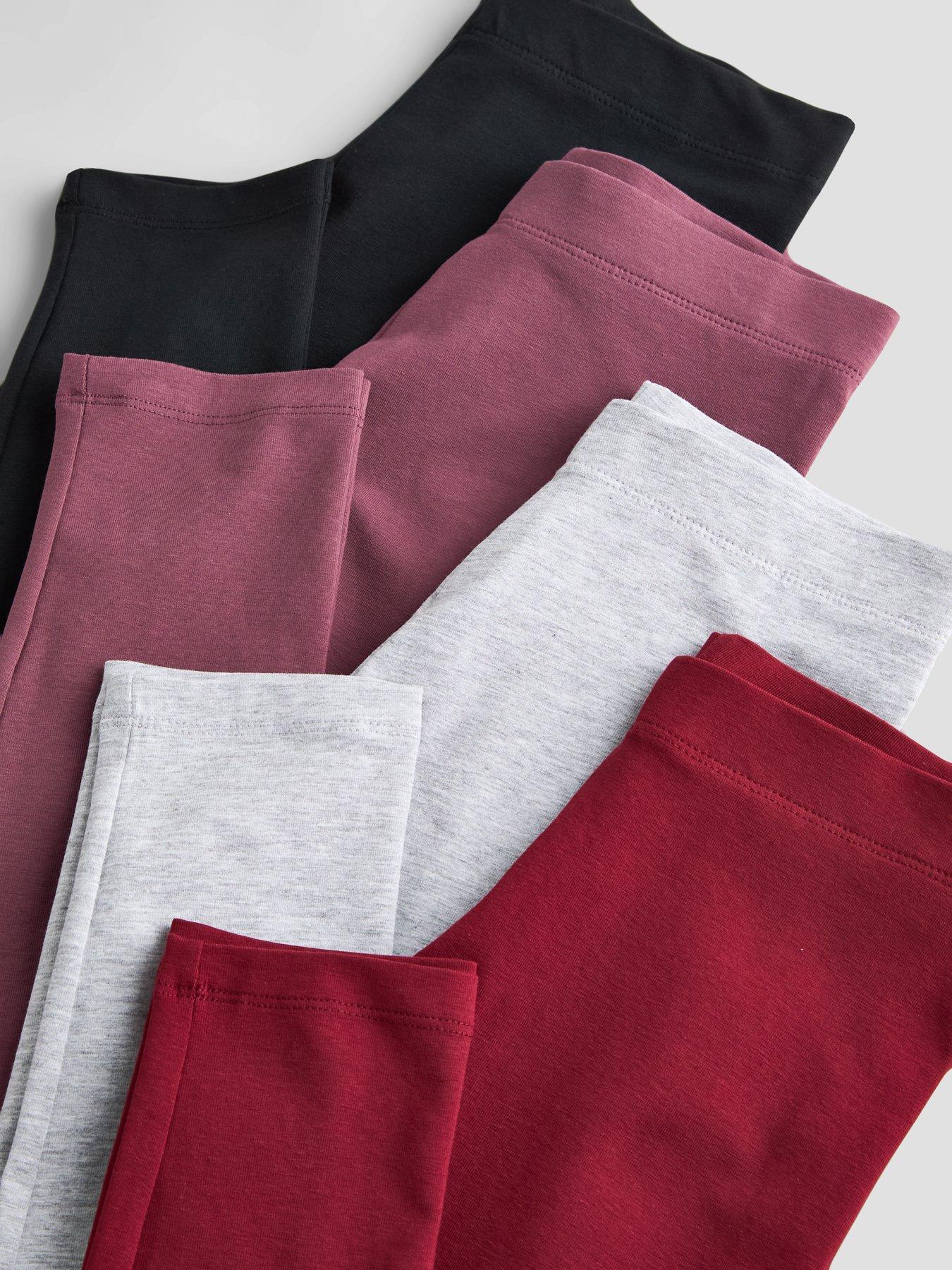 Image 4 of 5 of The Very Collection Girls 4 Pack Basic Legging - Multi