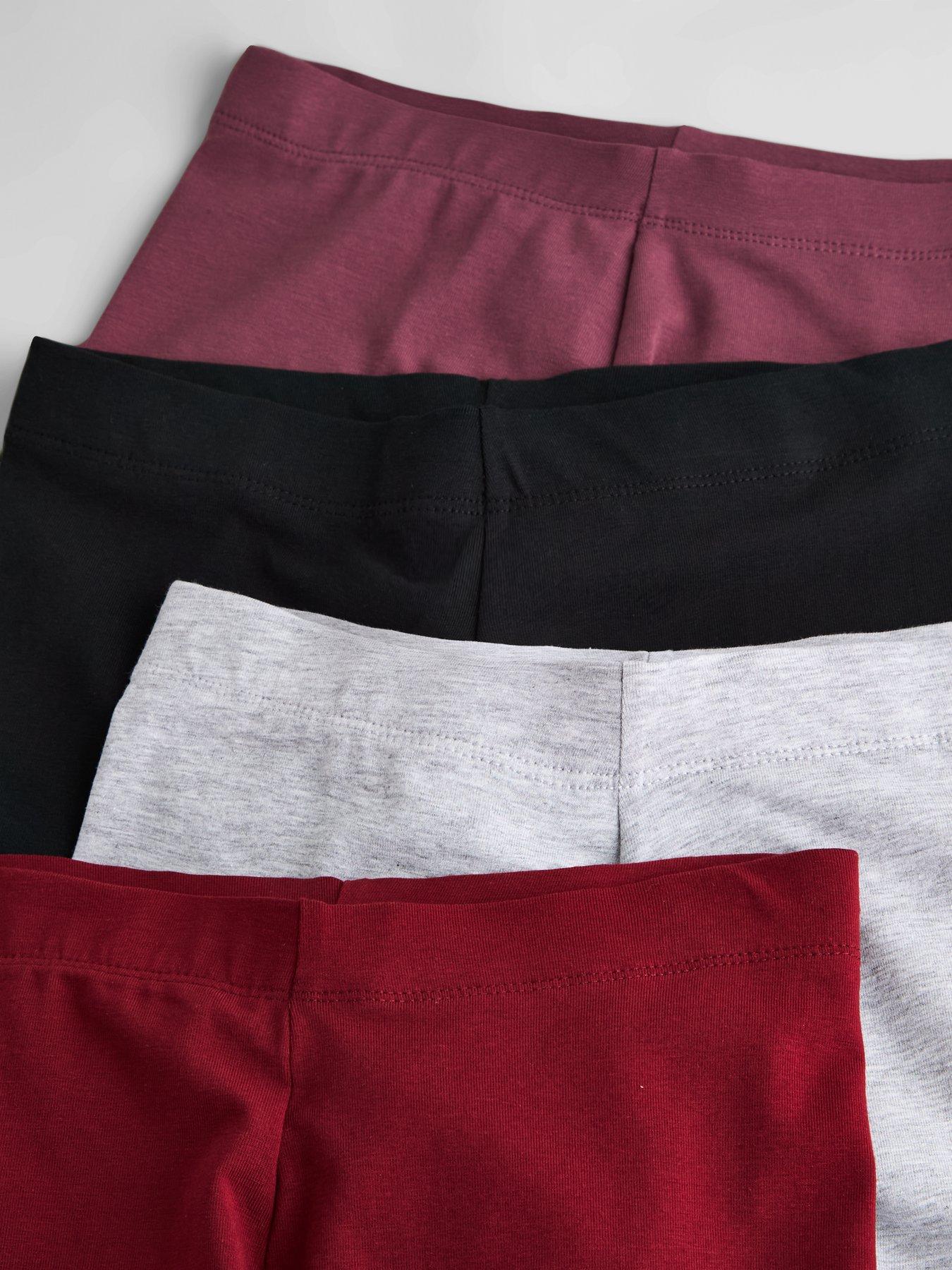 Image 5 of 5 of The Very Collection Girls 4 Pack Basic Legging - Multi