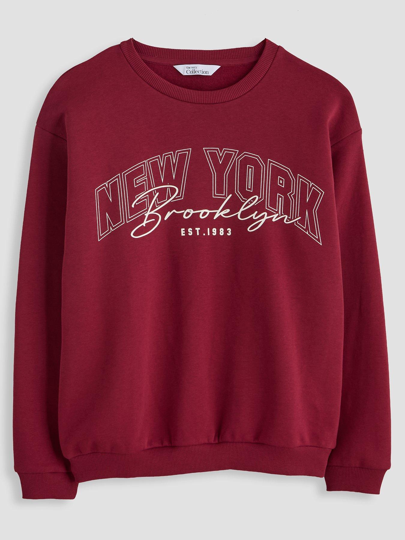 Image 1 of 2 of The Very Collection Boys New York Graphic Basic Sweatshirt