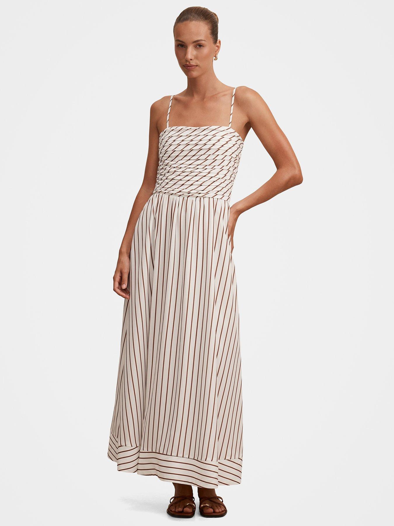 Forever New Tanya Spaghetti Strap Midi Dress - Multi