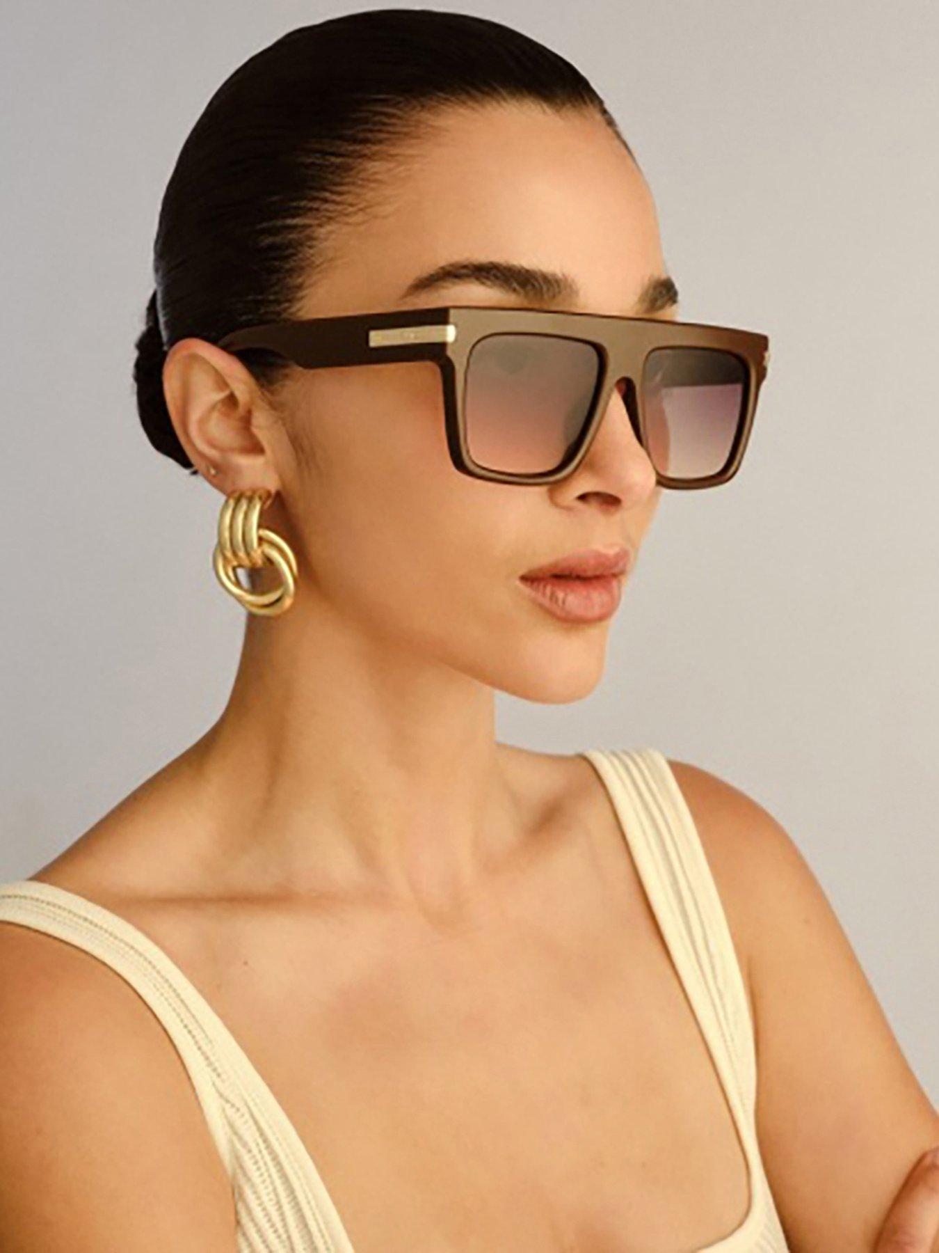 LE SPECS Shield Offside Sunglasses - Brown