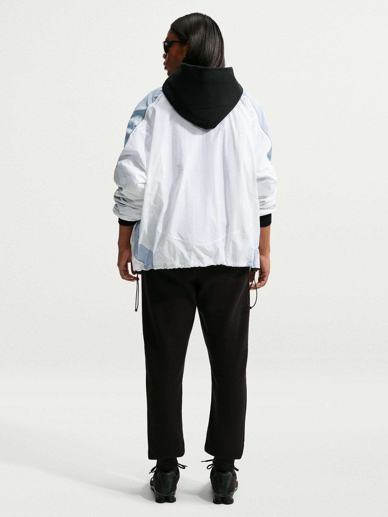 Image 2 of 5 of Nike Women's Studio Fleece Medium-Weight Oversized Pullover Hoodie - Black