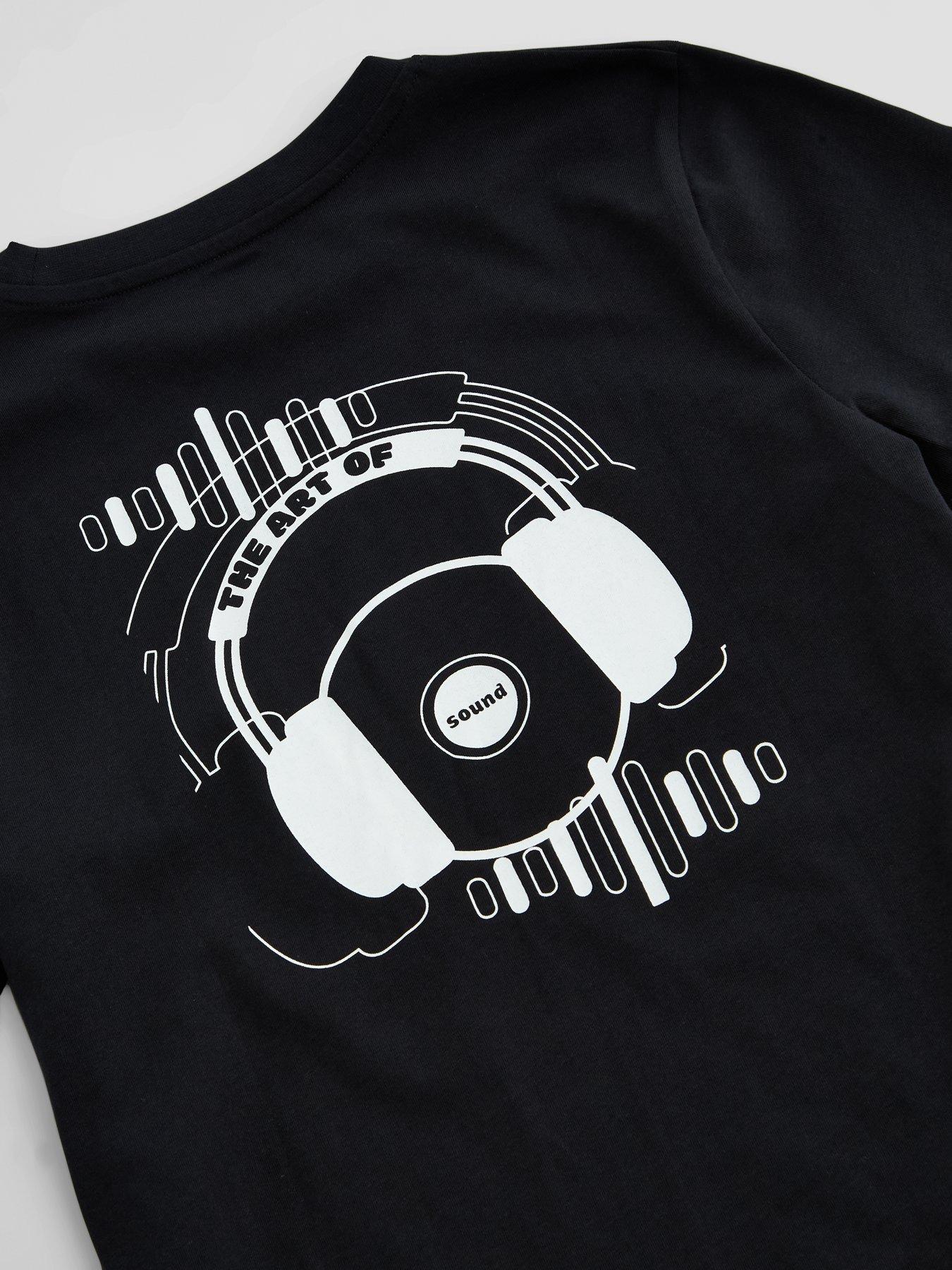 Image 5 of 5 of The Very Collection Boys' 4 Pack Music Graphic Cotton Rich T-Shirts - Multi