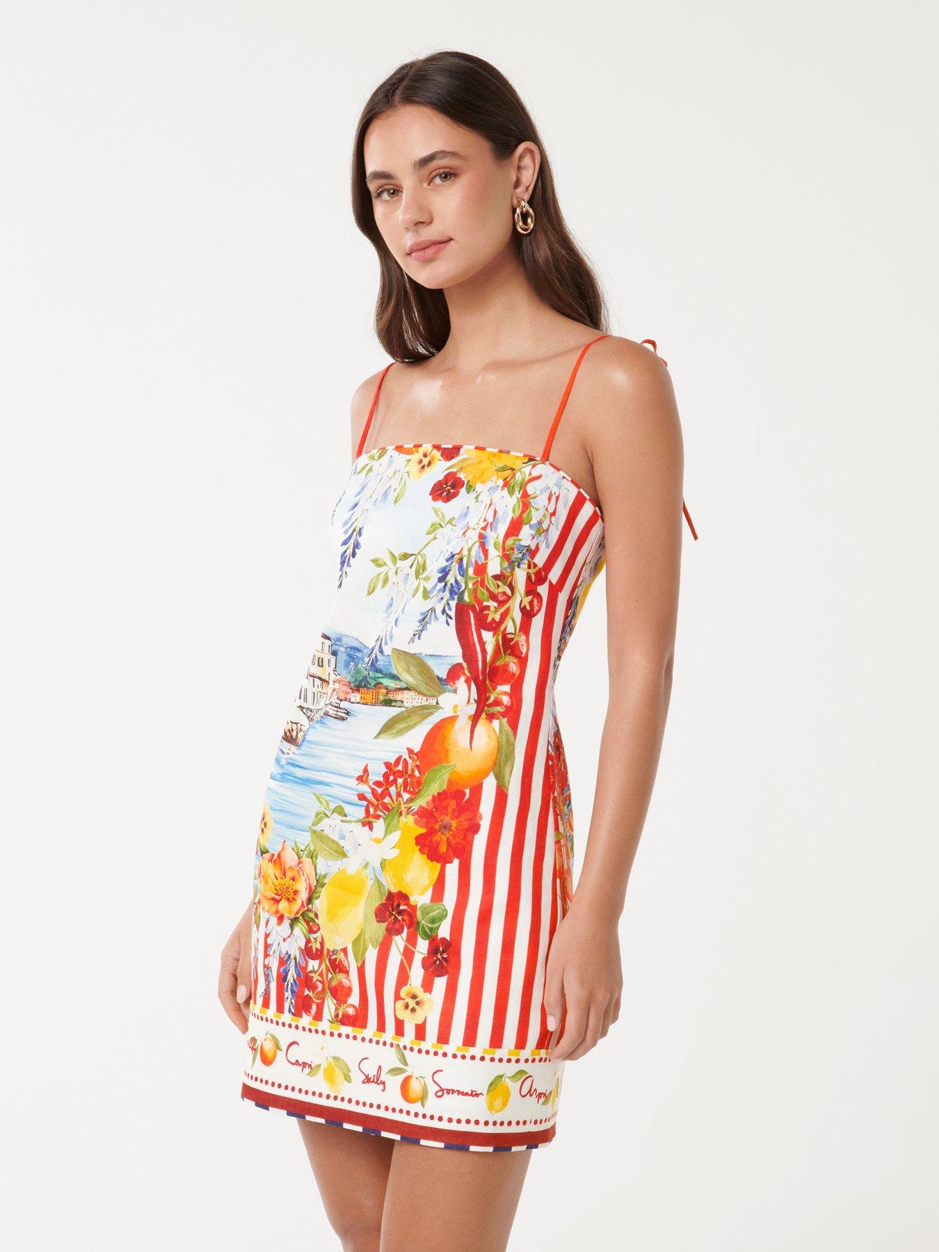Image 5 of 6 of Forever New Sierra Printed Mini Dress - Multi