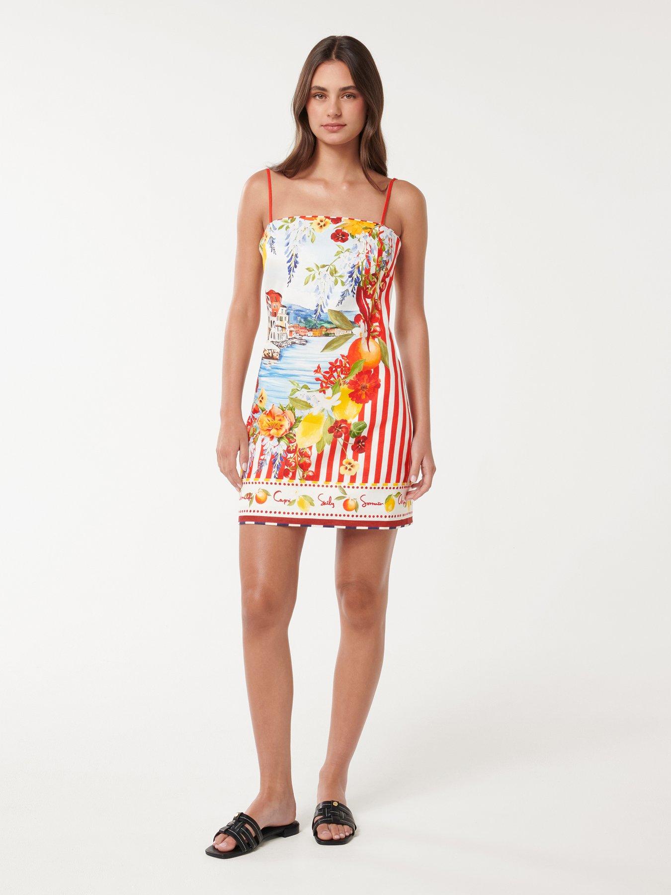 Image 6 of 6 of Forever New Sierra Printed Mini Dress - Multi