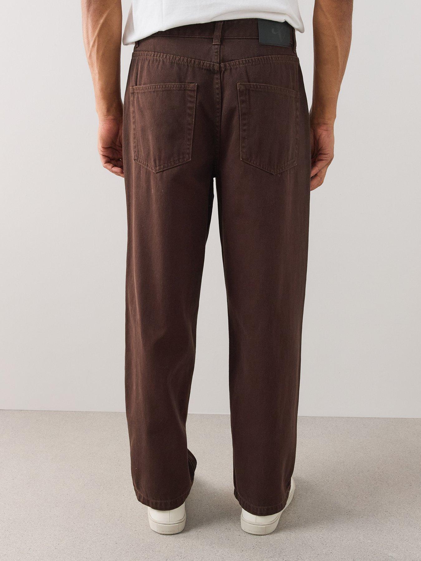 Image 2 of 6 of The Very Collection Premium Straight Fit Jeans With Stretch - Chocolate Brown
