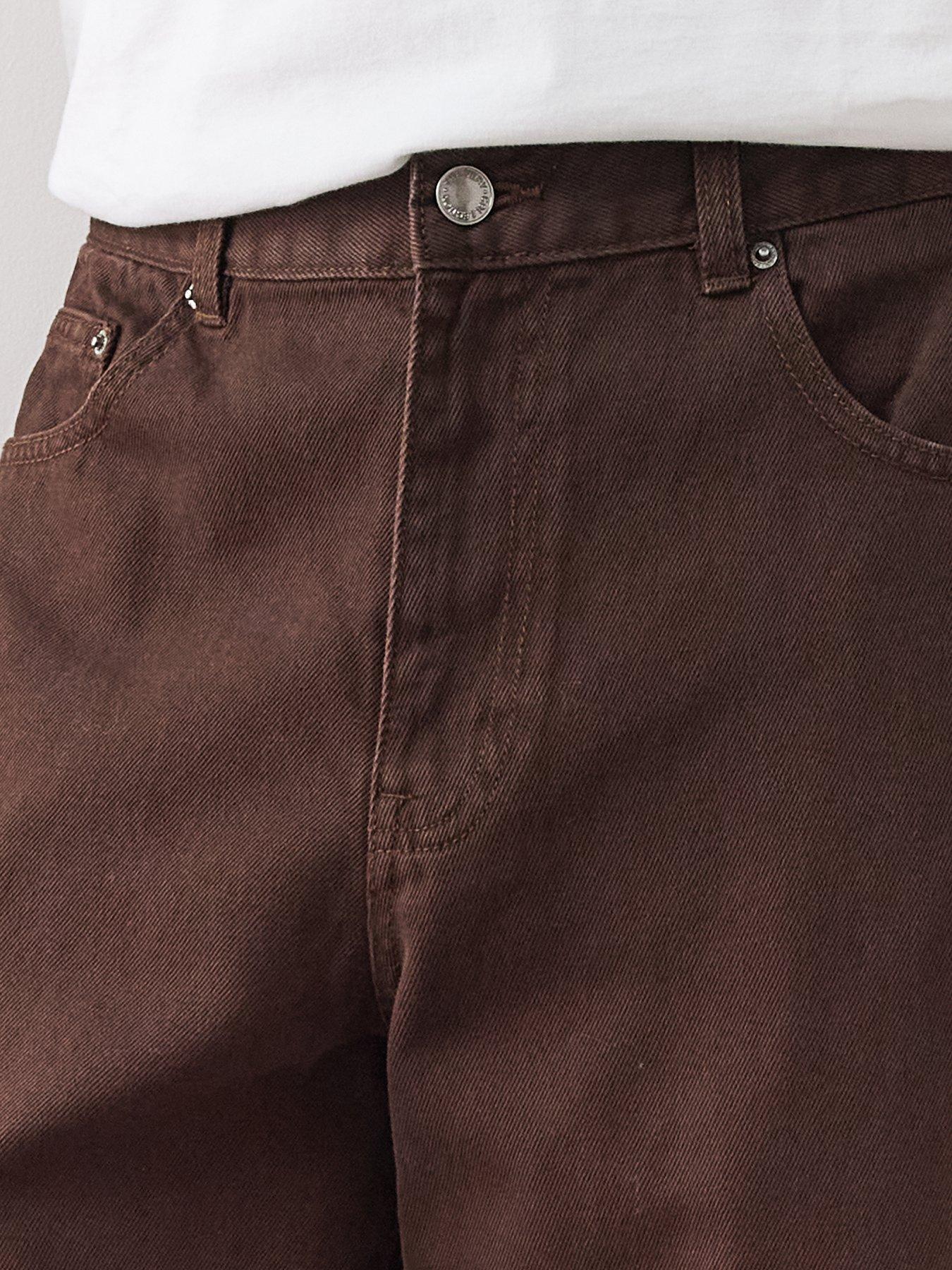 Image 6 of 6 of The Very Collection Premium Straight Fit Jeans With Stretch - Chocolate Brown