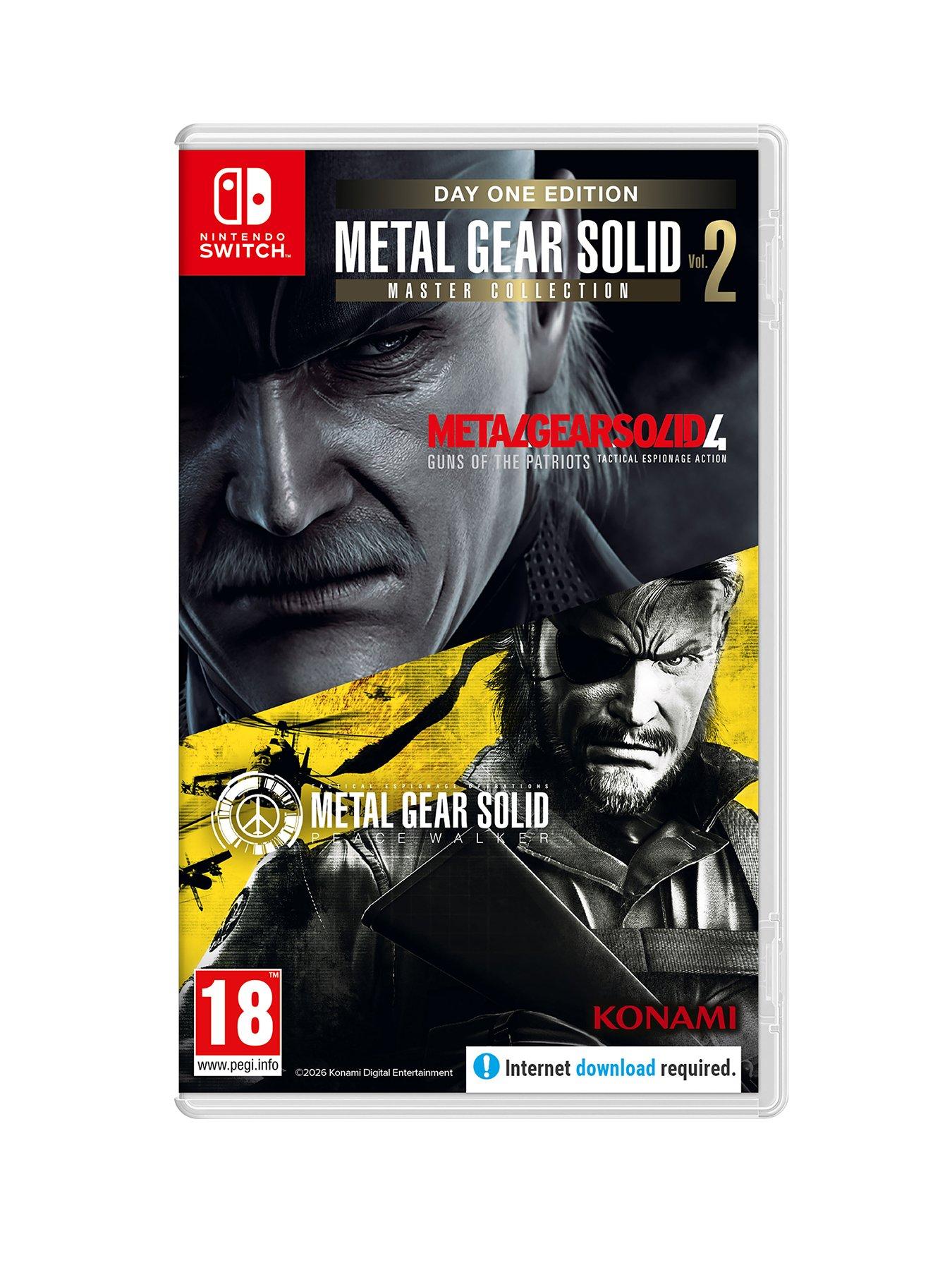 front image of nintendo-switch-metal-gear-solid-master-collection-volume-2-day-one-edition-nsw