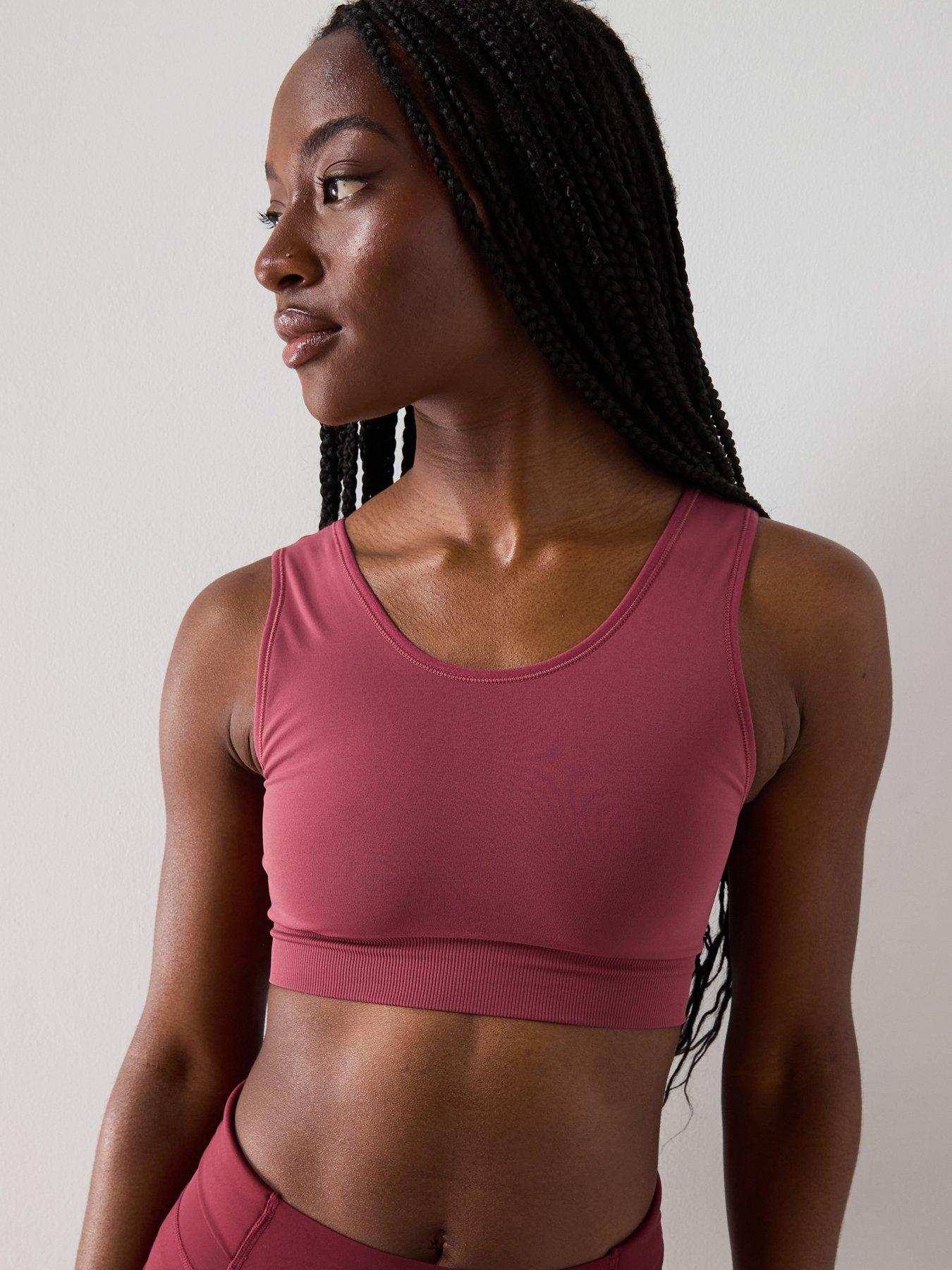 Sweaty Betty Womens Training Stamina Seamless Scoop Bra - Pink