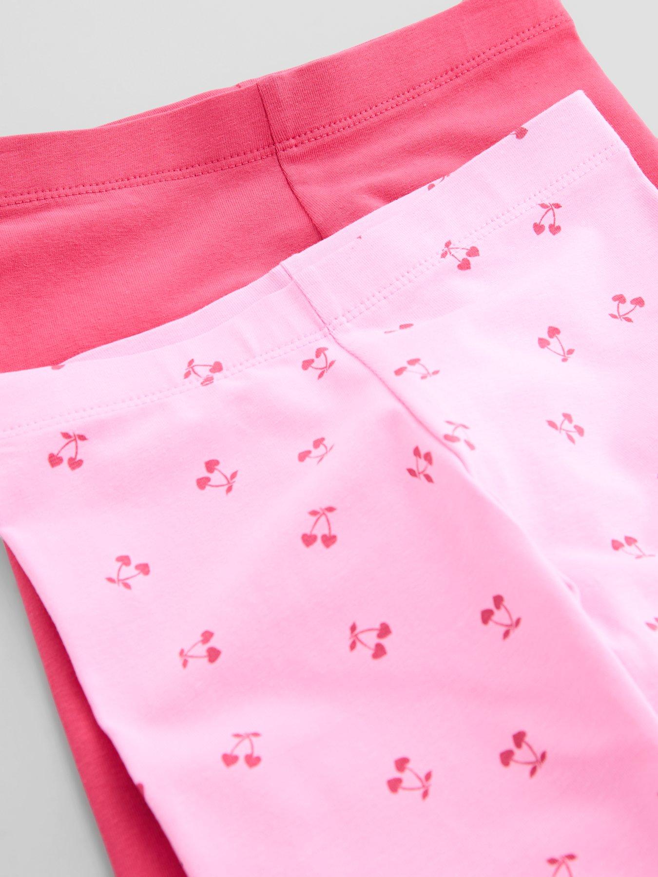 Image 5 of 5 of The Very Collection Girls 2 Pack Cherry Leggings - Multi