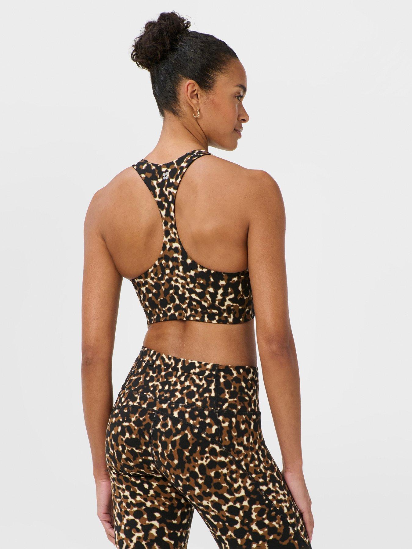 Image 2 of 5 of Sweaty Betty Womens Training Power Racer Bra - Brown