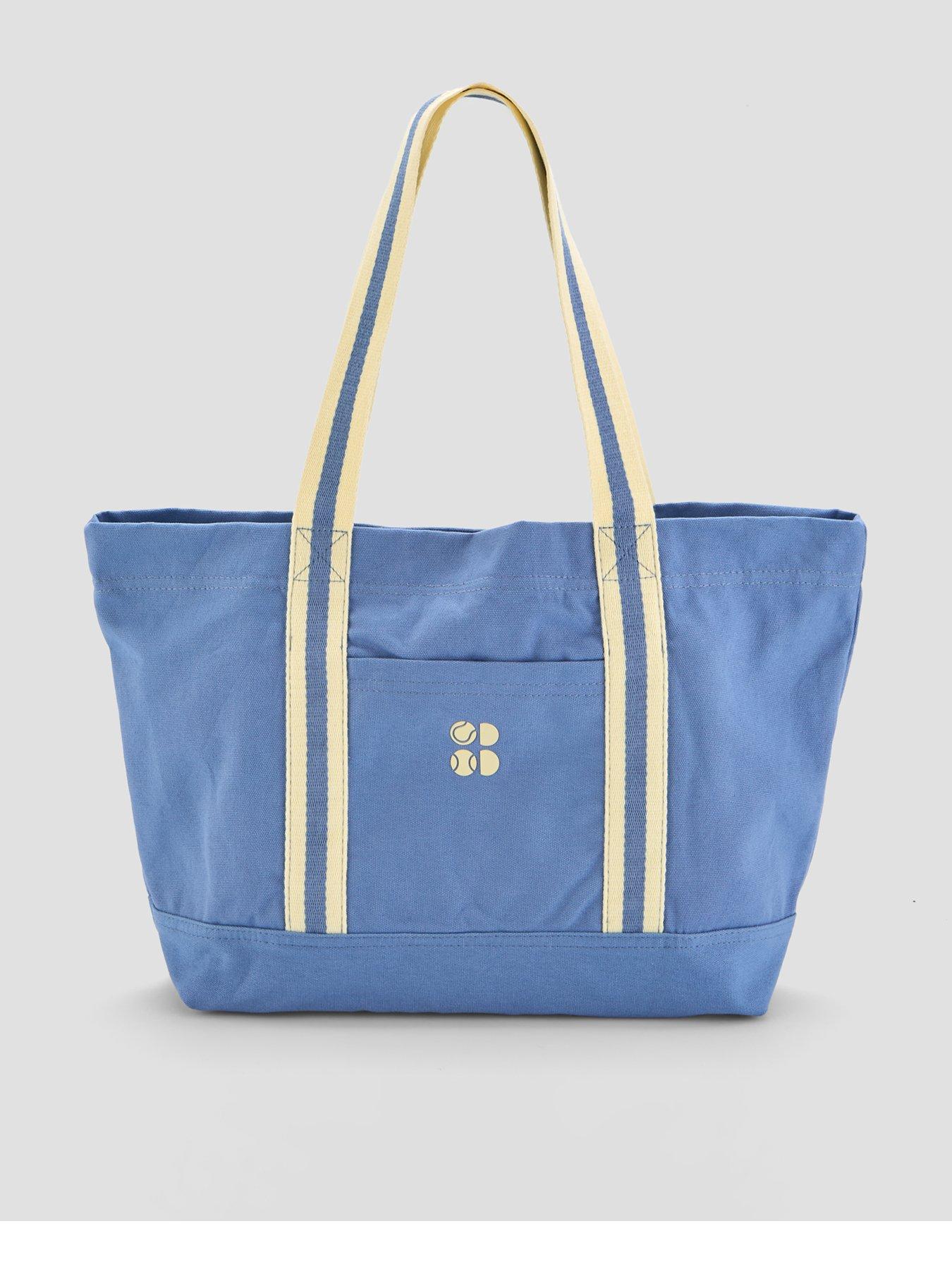 Sweaty Betty Womens Canvas Tote Bag - Blue