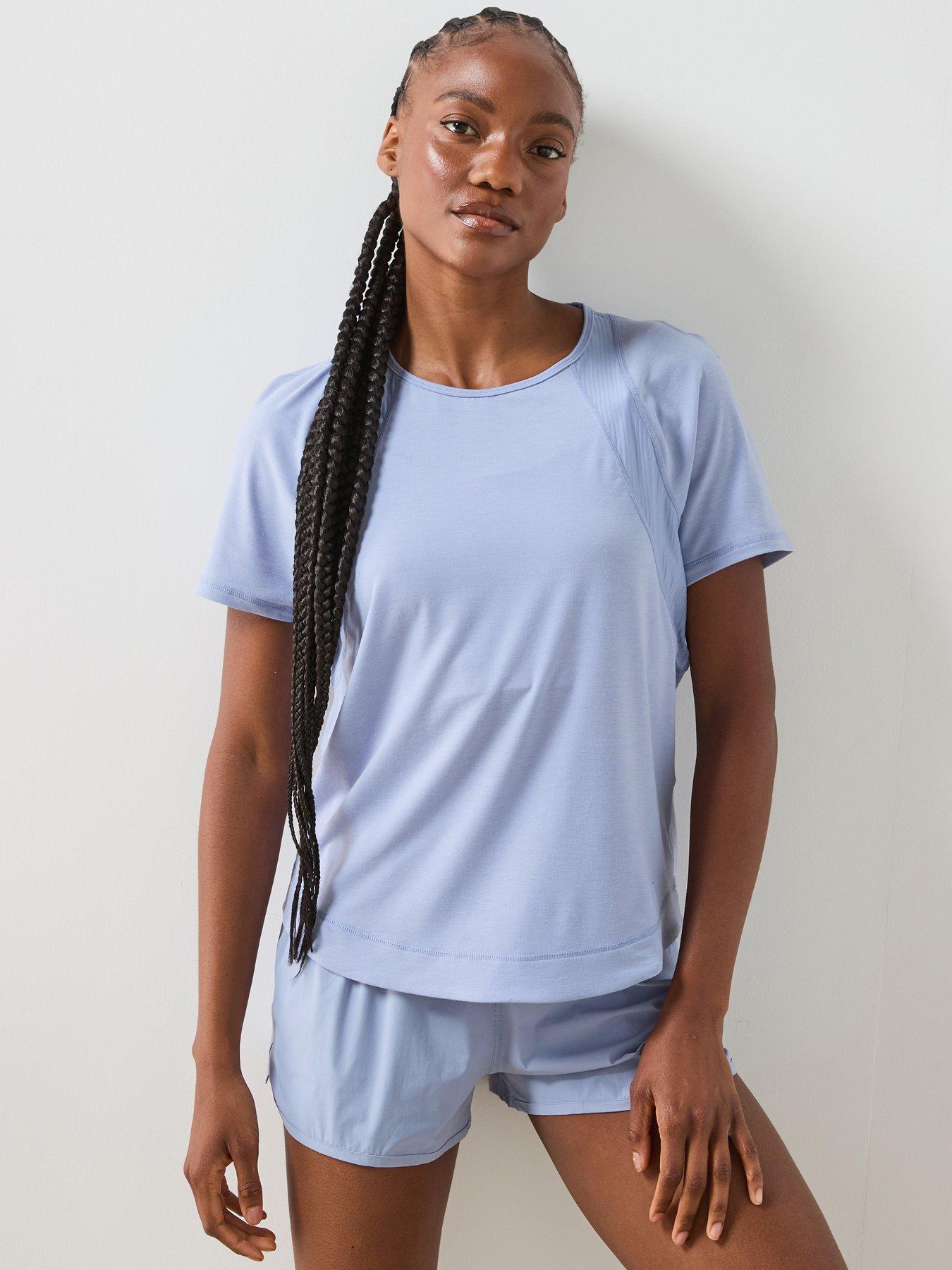 Sweaty Betty Womens Training Breathe Easy T-Shirt - Blue