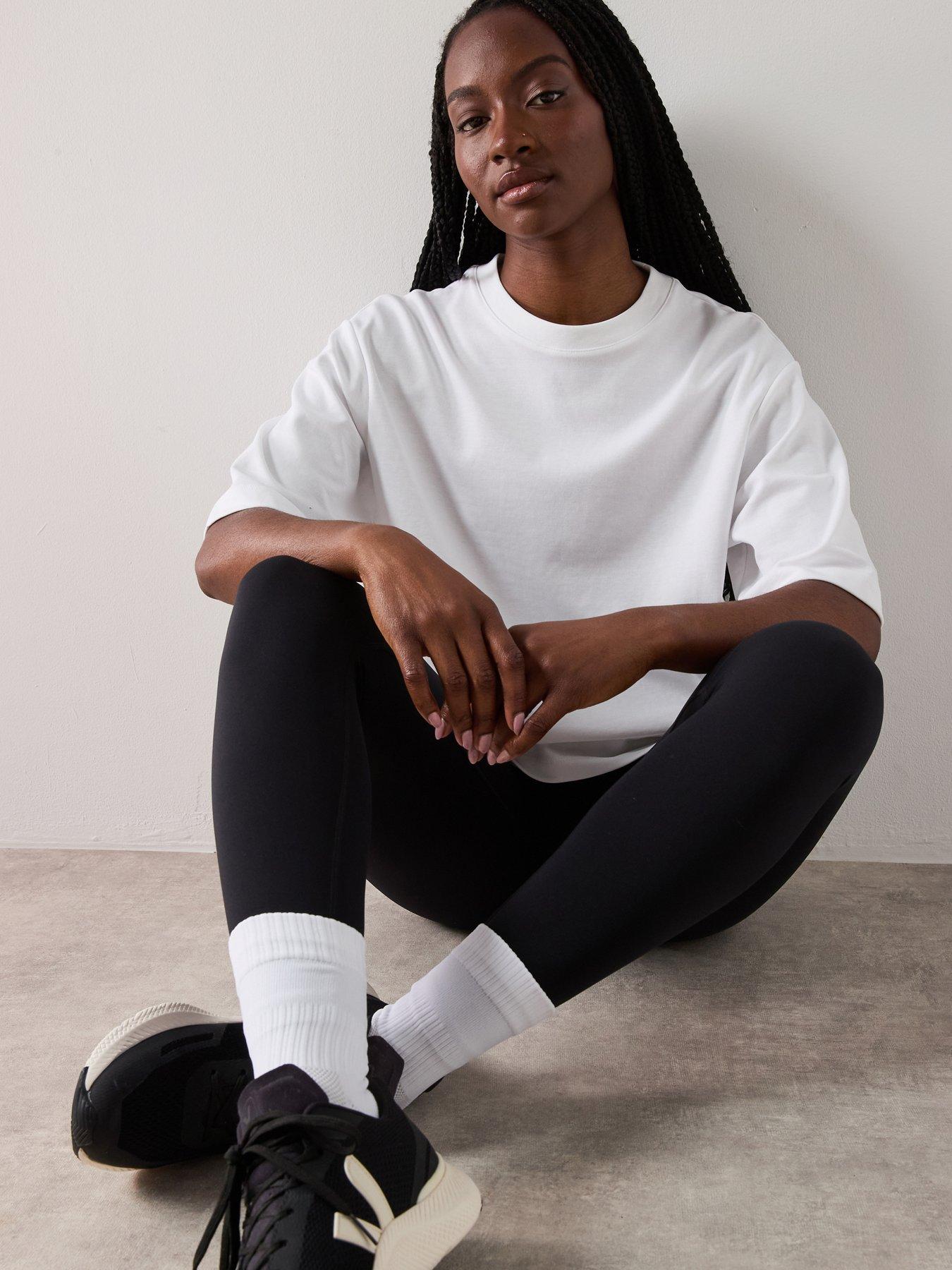 Sweaty Betty Womens Training Elevated Cotton Longline T-Shirt - White