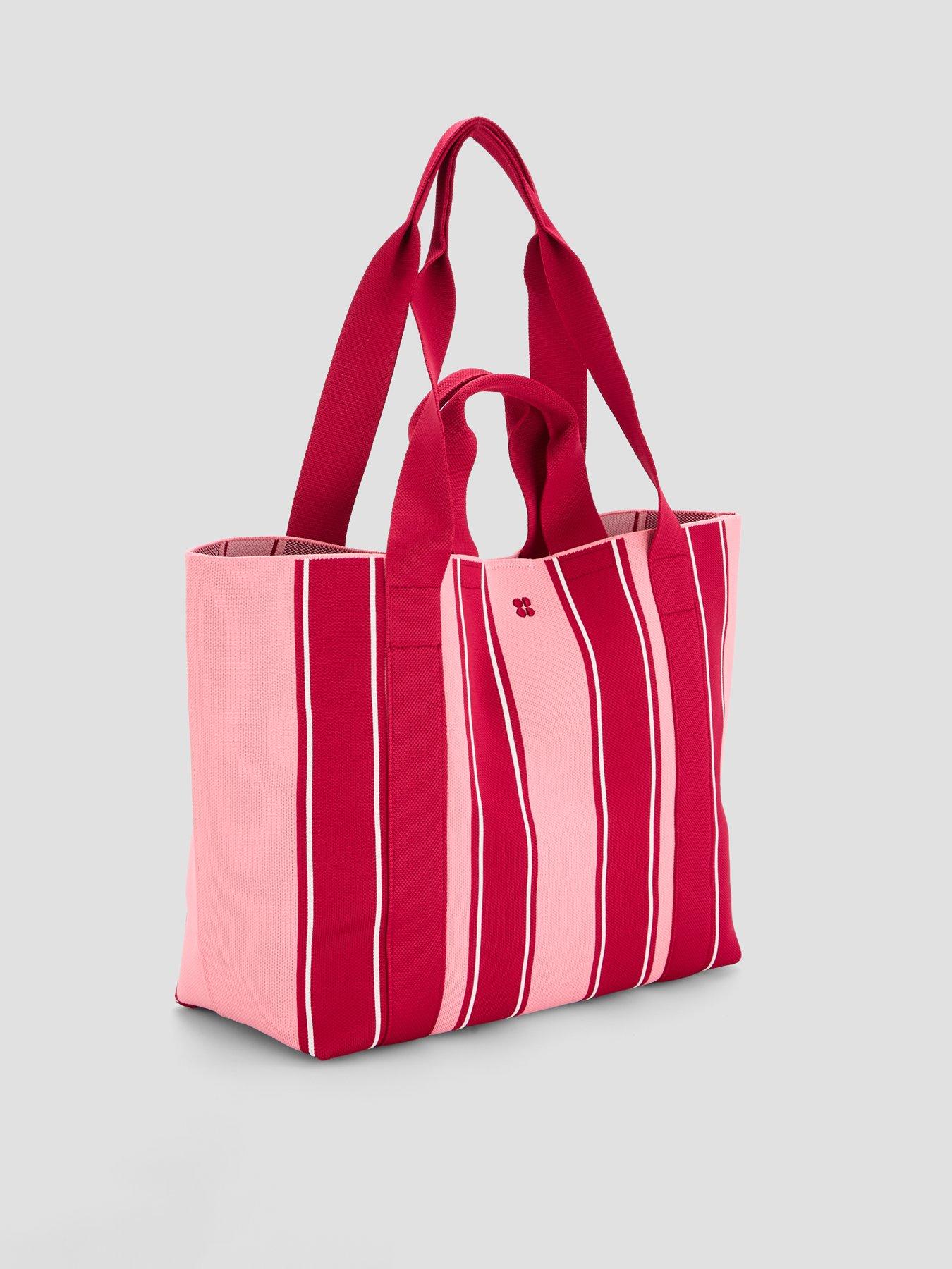 Image 2 of 5 of Sweaty Betty Womens Training Canvas Printed Tote Bag - Pink