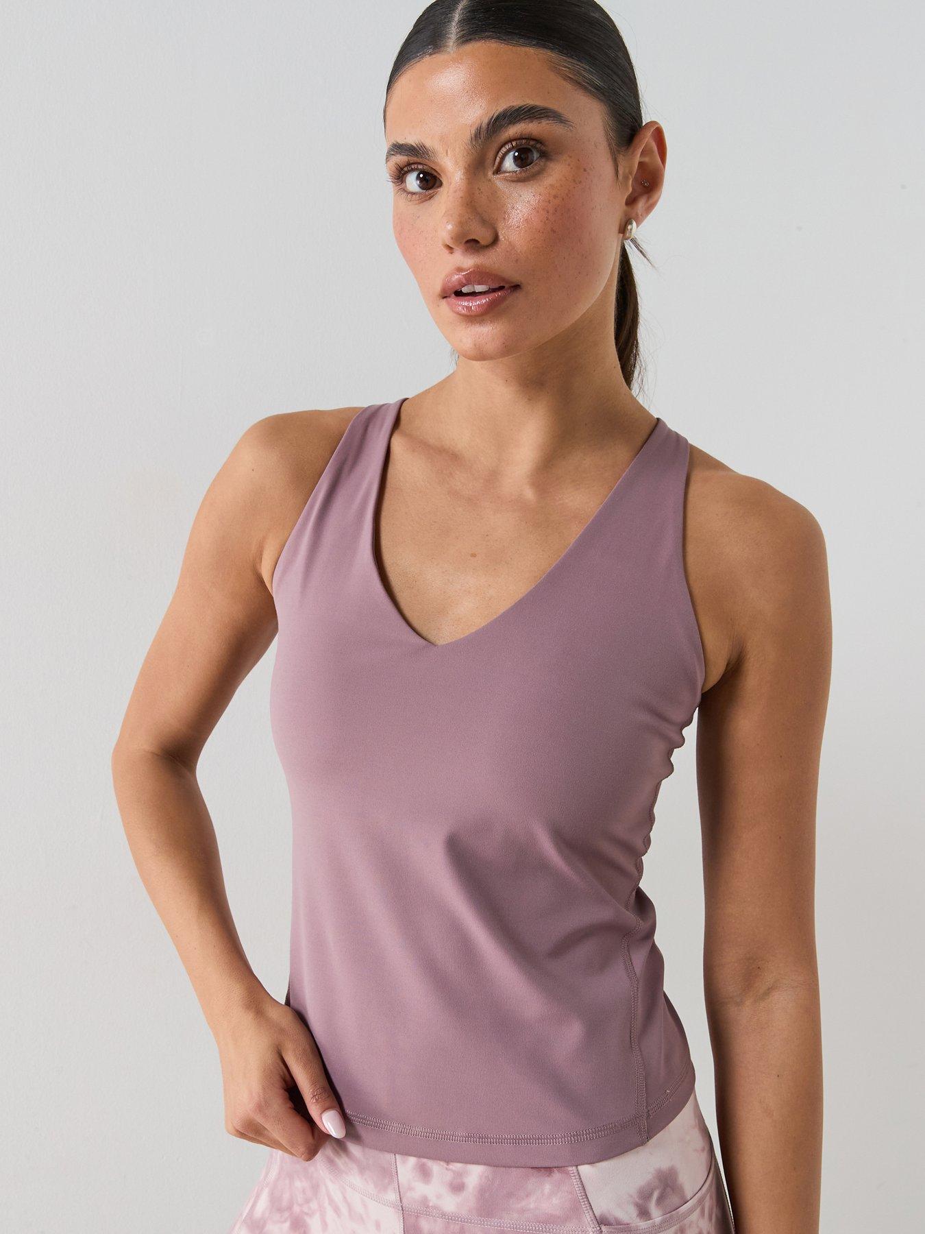 Sweaty Betty Womens Yoga Ultimate Studio Strappy Back Tank Top - Purple
