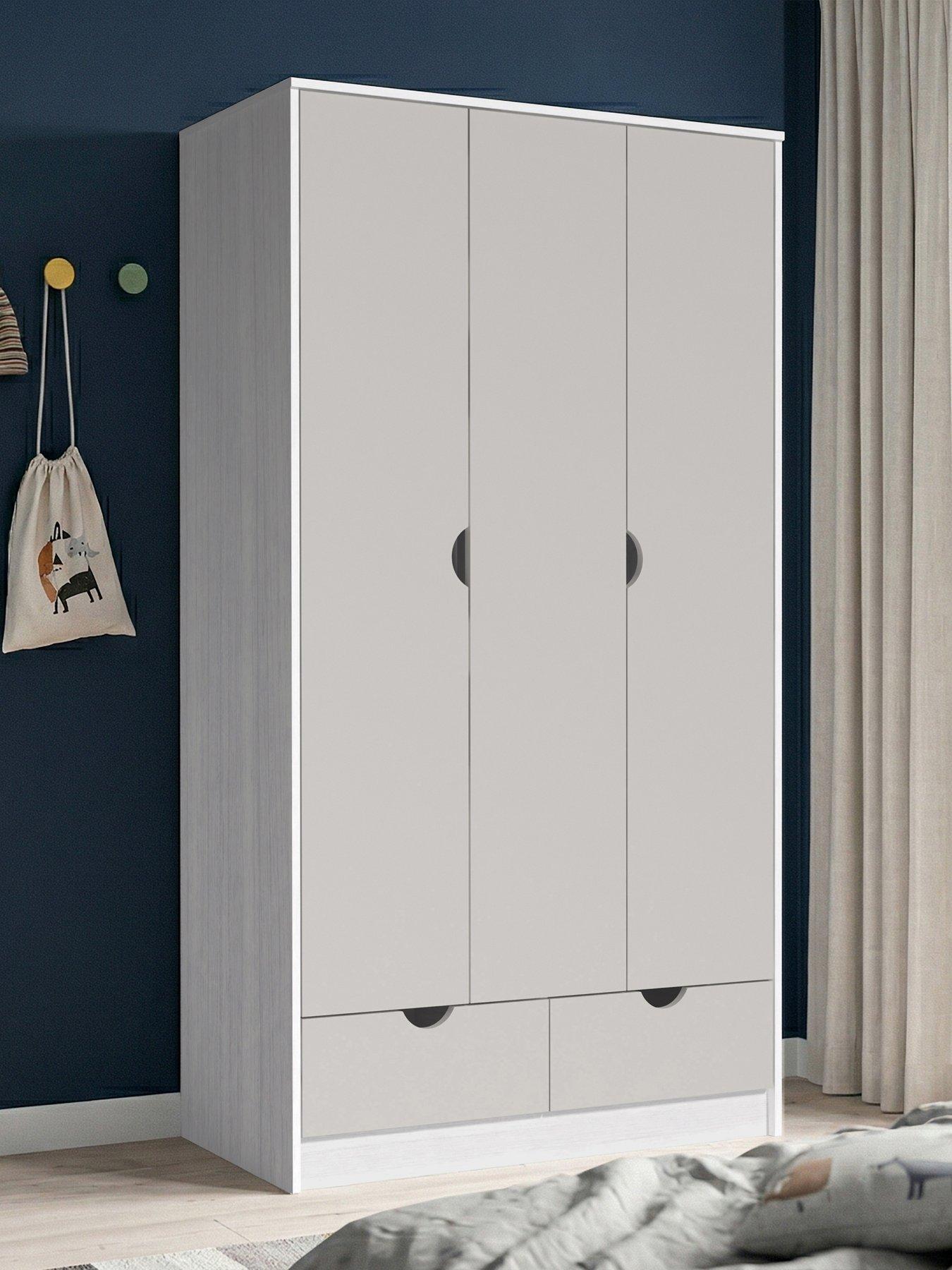 Image 1 of 7 of The Very Collection Mico 3 Door 2 Drawer Wardrobe - FSC&reg; Certified