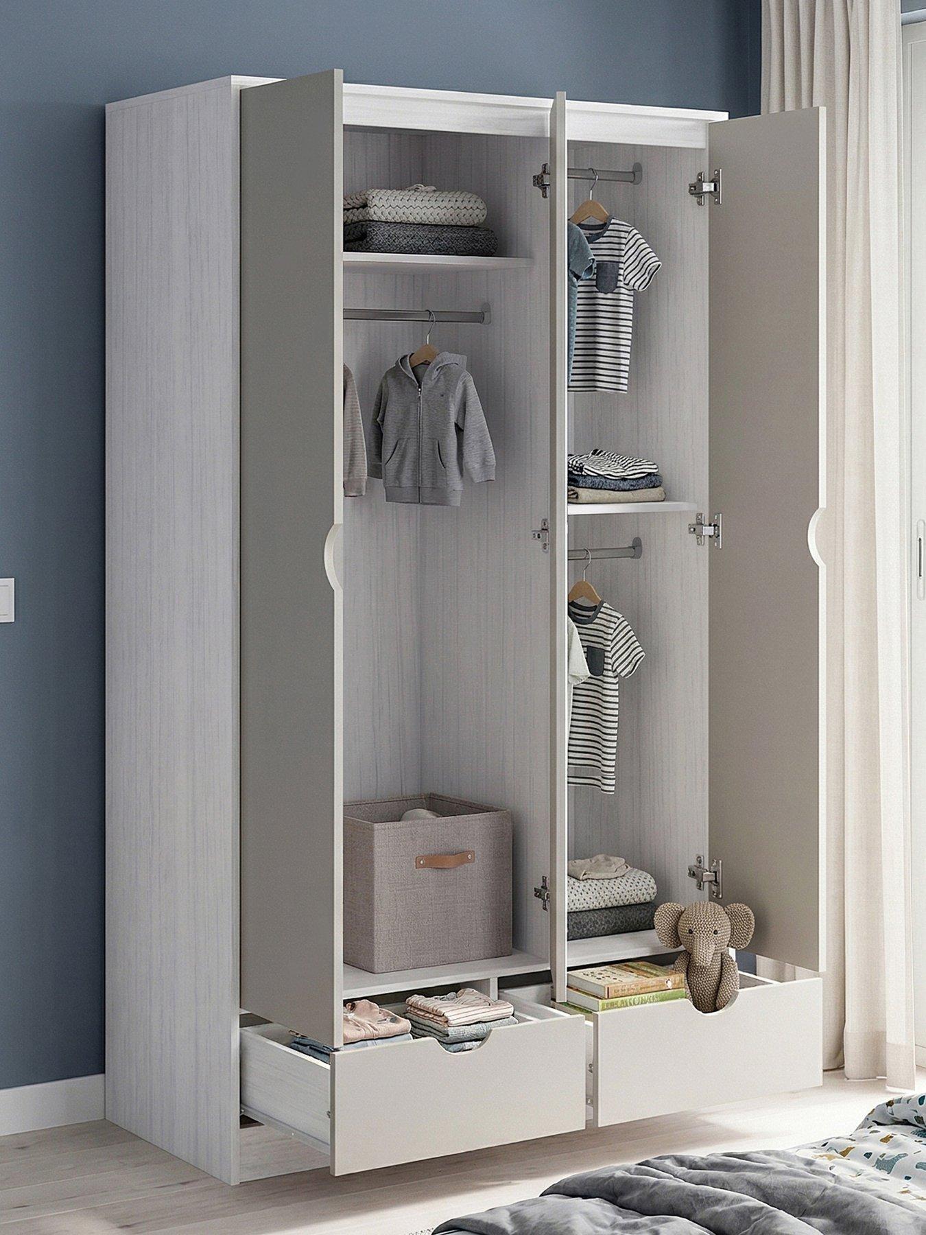 Image 3 of 7 of The Very Collection Mico 3 Door 2 Drawer Wardrobe - FSC&reg; Certified