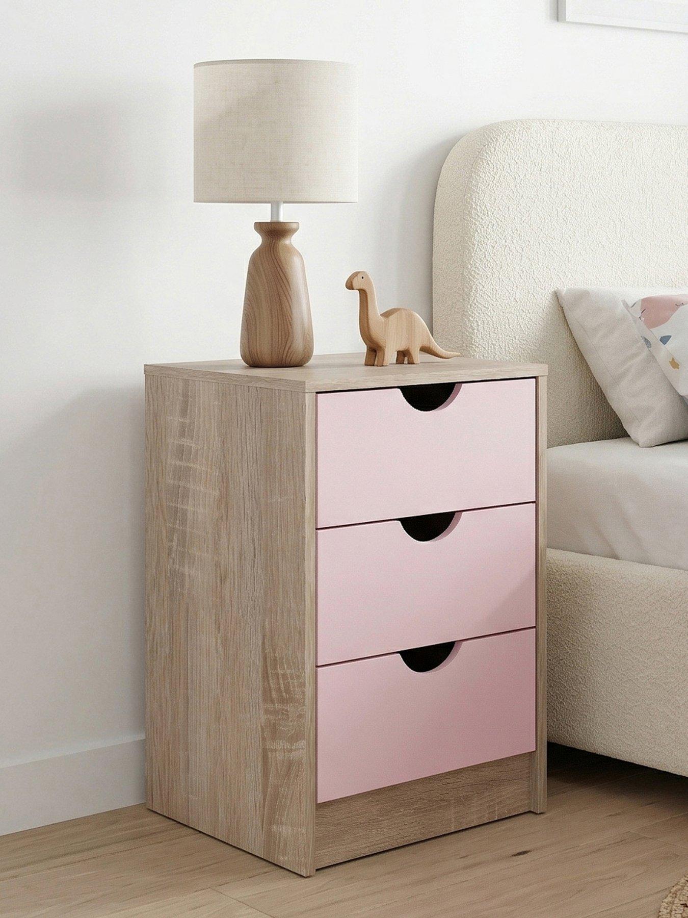 Image 1 of 7 of The Very Collection Mico 3 Drawer Bedside - FSC&reg; Certified
