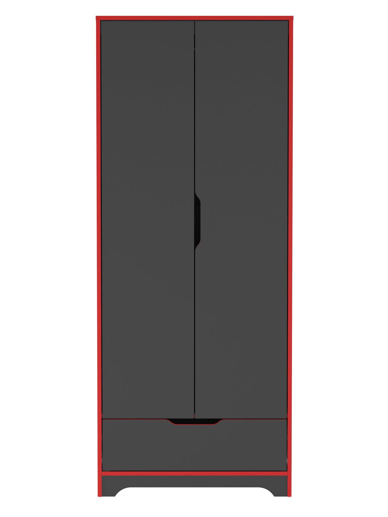 Image 3 of 7 of The Very Collection Vortex 2 Door 1 Drawer Wardrobe - FSC&reg; Certified