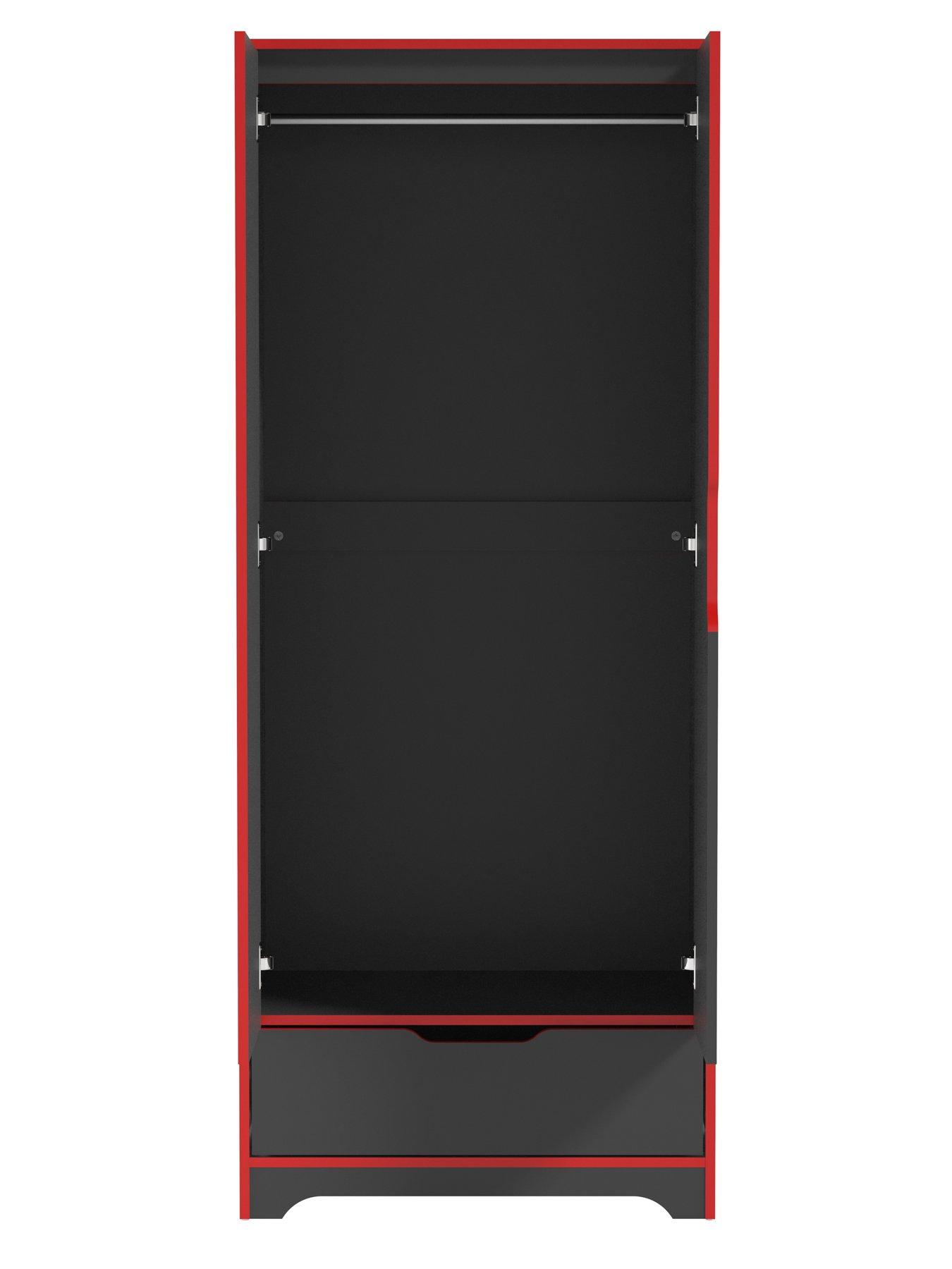 Image 4 of 7 of The Very Collection Vortex 2 Door 1 Drawer Wardrobe - FSC&reg; Certified