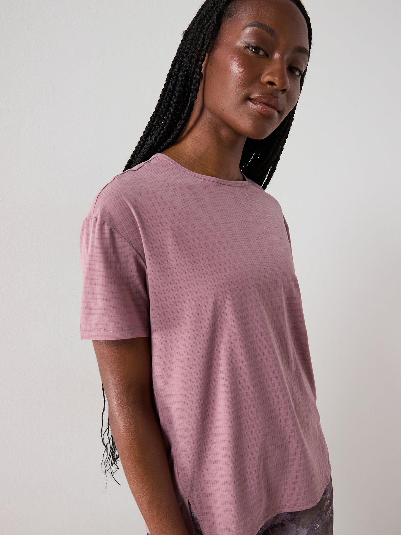 Sweaty Betty Womens Training Ultimate Train Loose Rib Tee - Purple