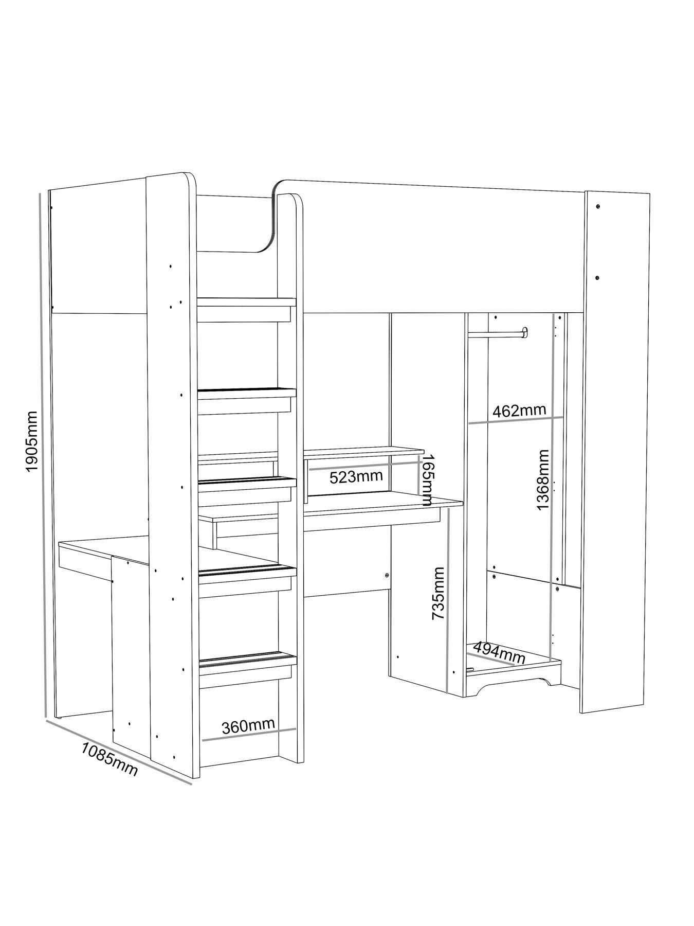 Image 6 of 7 of The Very Collection Vortex Gaming High Sleeper - FSC&reg; Certified