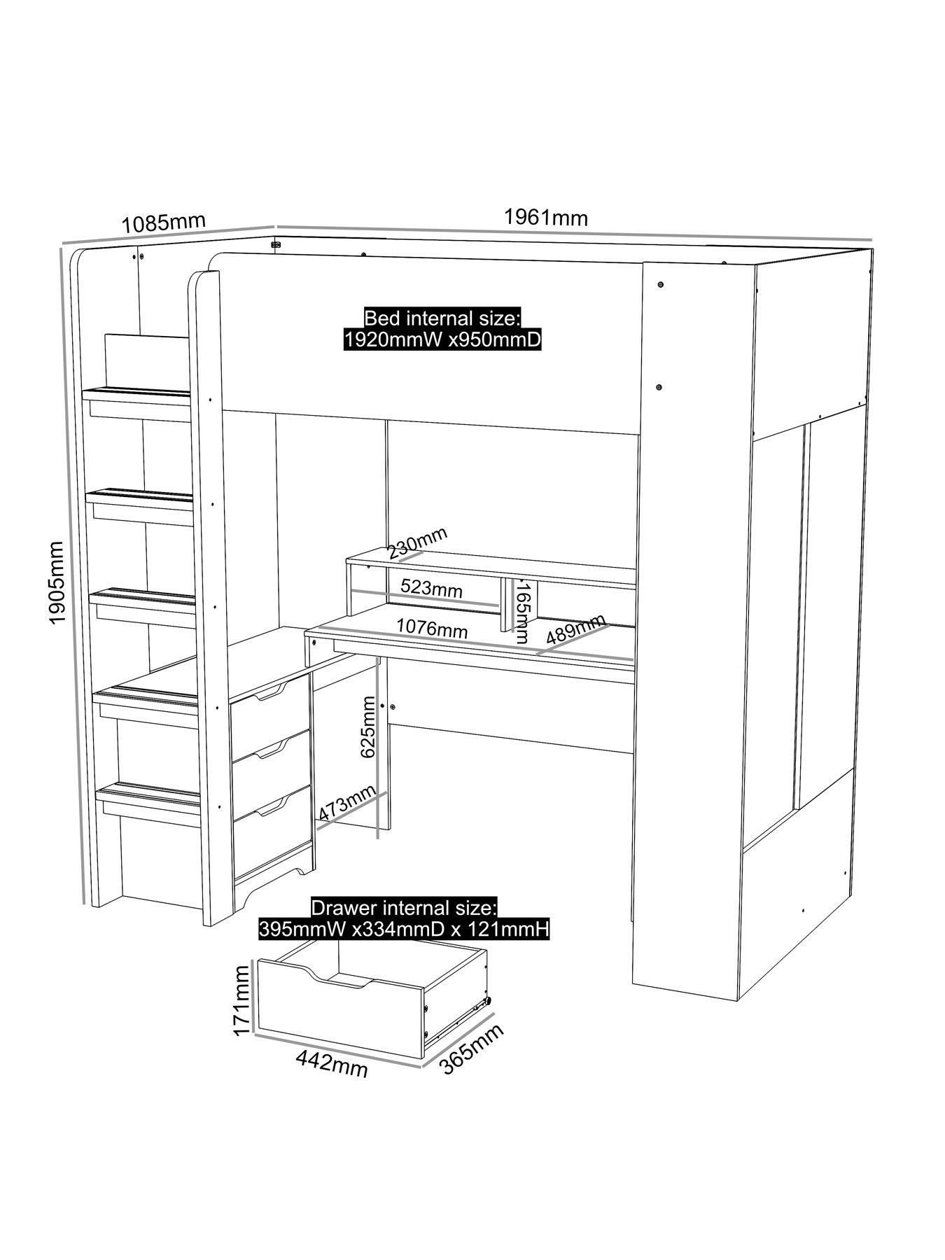 Image 7 of 7 of The Very Collection Vortex Gaming High Sleeper - FSC&reg; Certified
