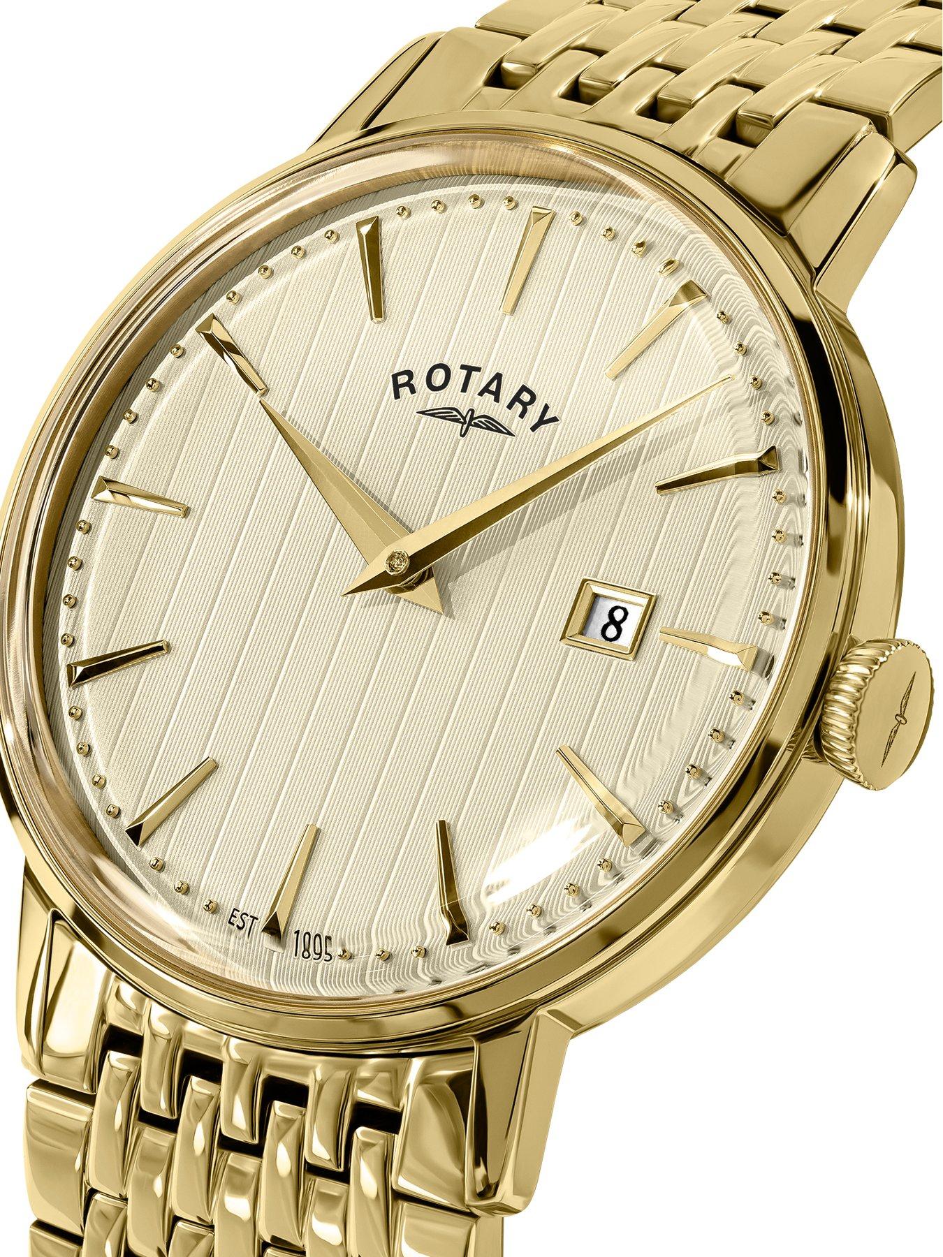 Image 2 of 6 of Rotary Men's GP Bracelet Cream Dial 50m